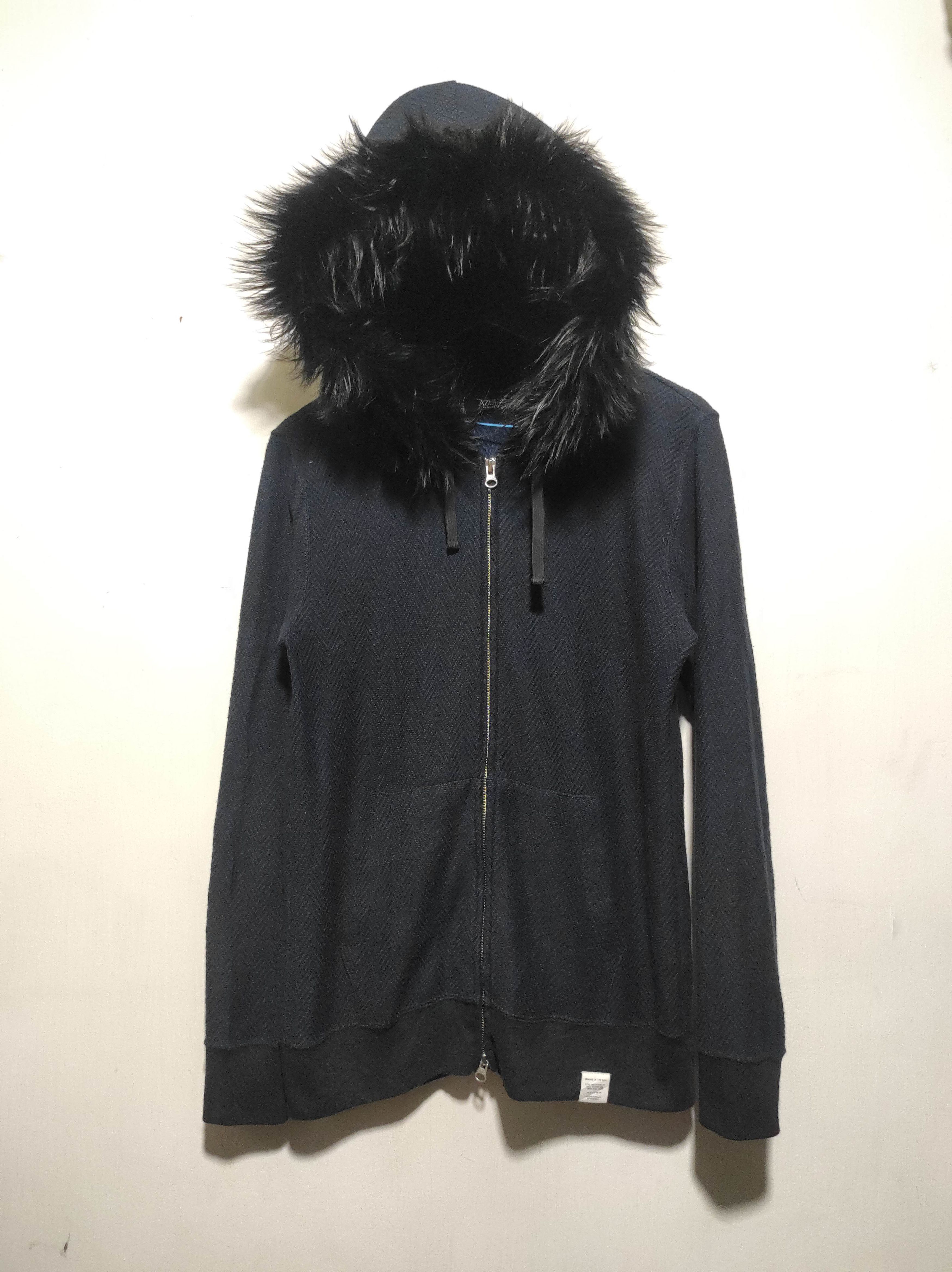 MOUSSY Azul by Moussy Double Zipper Fur Hoodie LGB i6w9 style Size US M / EU 48-50 / 2 - 9 Thumbnail