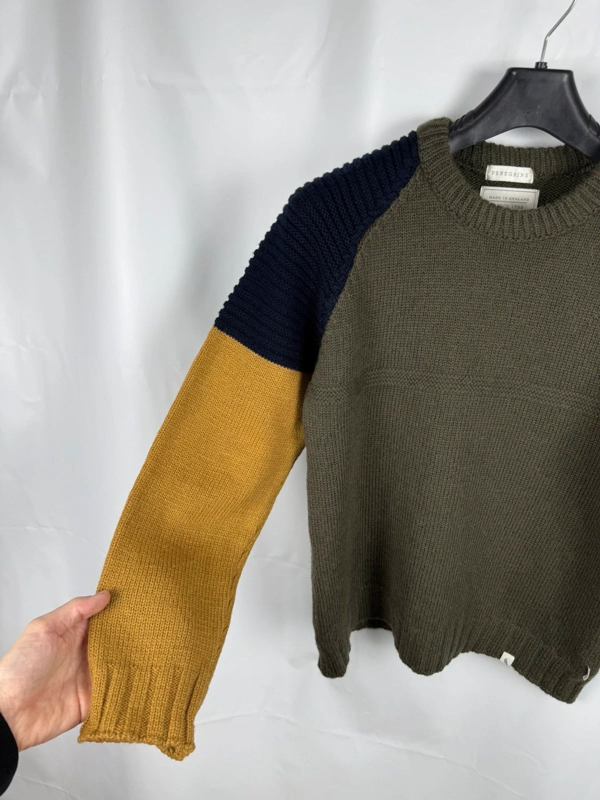 Peregrine Peregrine 1796 Wool Knit Sweater Made In England size L Size US L / EU 52-54 / 3 - 9 Thumbnail