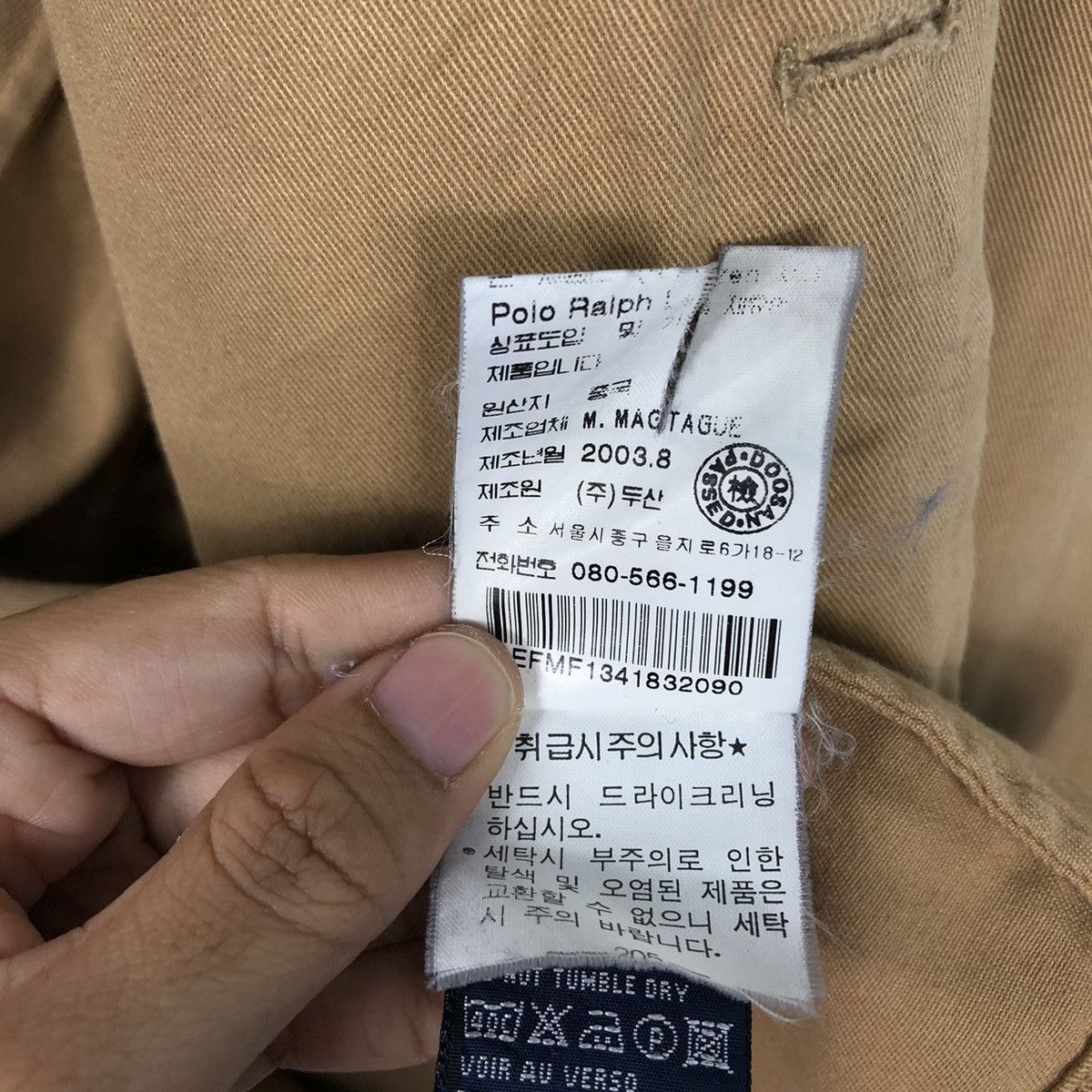 Japanese Brand 📌Vintage Chore Worker Duck Canvas Ralph Lauren Multi Pocket Size US M / EU 48-50 / 2 - 21 Thumbnail