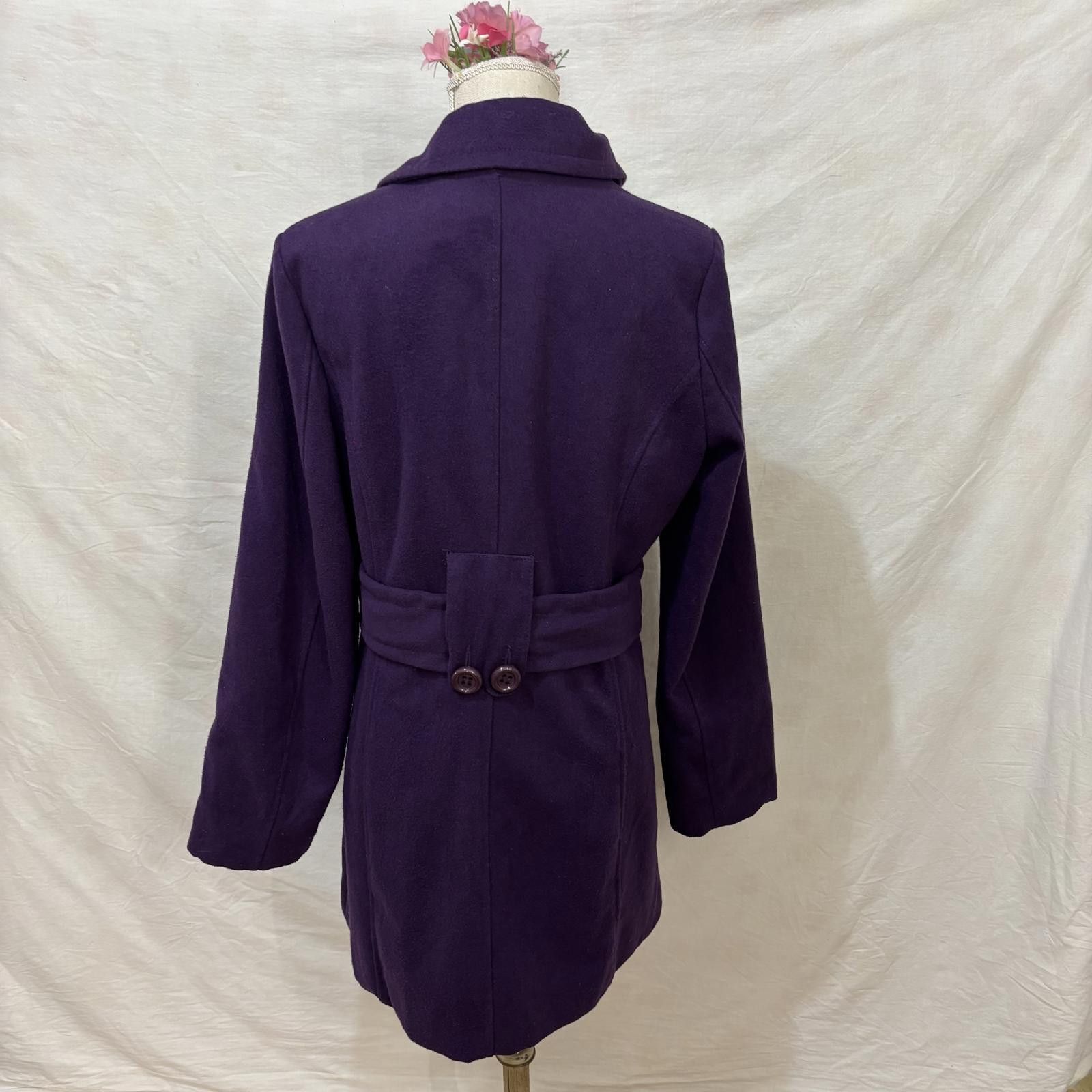 New York Yankees Vtg Y2K Royal purple mod style Yorki coat sz XL Size XL / US 12-14 / IT 48-50 - 5 Thumbnail