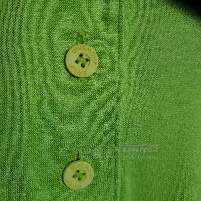 Givenchy Givenchy Green Embroidered Long Sleeve T-Shirt . Size L / US 10 / IT 46 - 9 Thumbnail