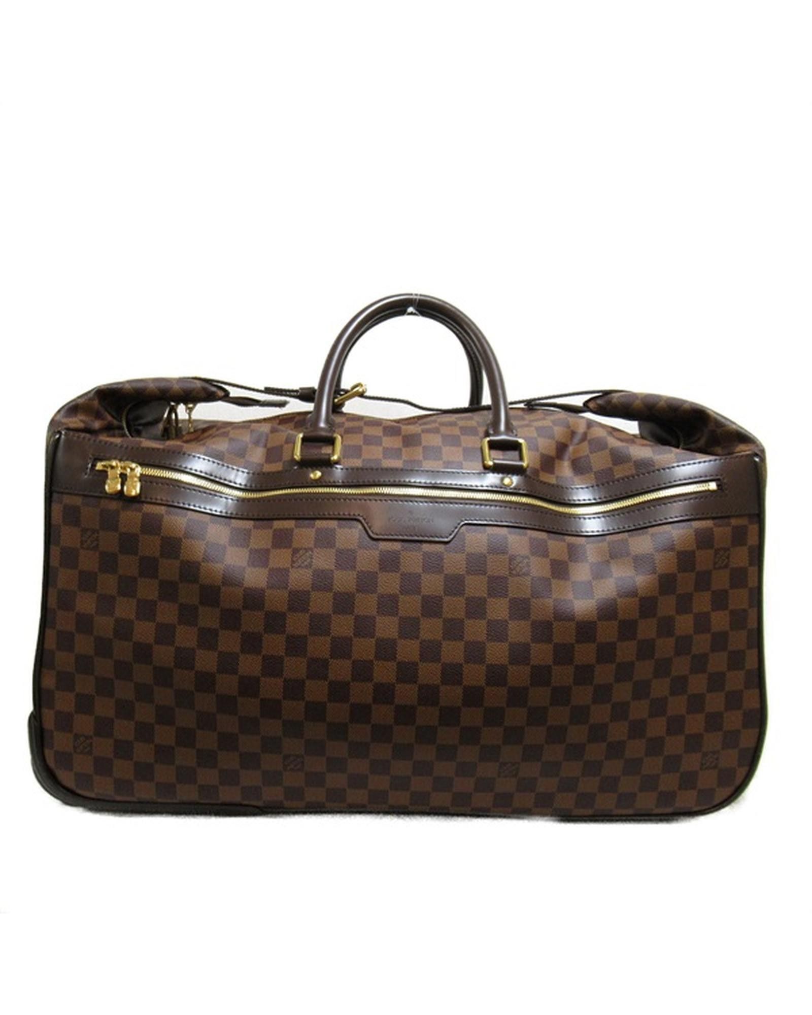 image of Louis Vuitton Brown Damier Ebene Boston Bag - Excellent Condition, Women's