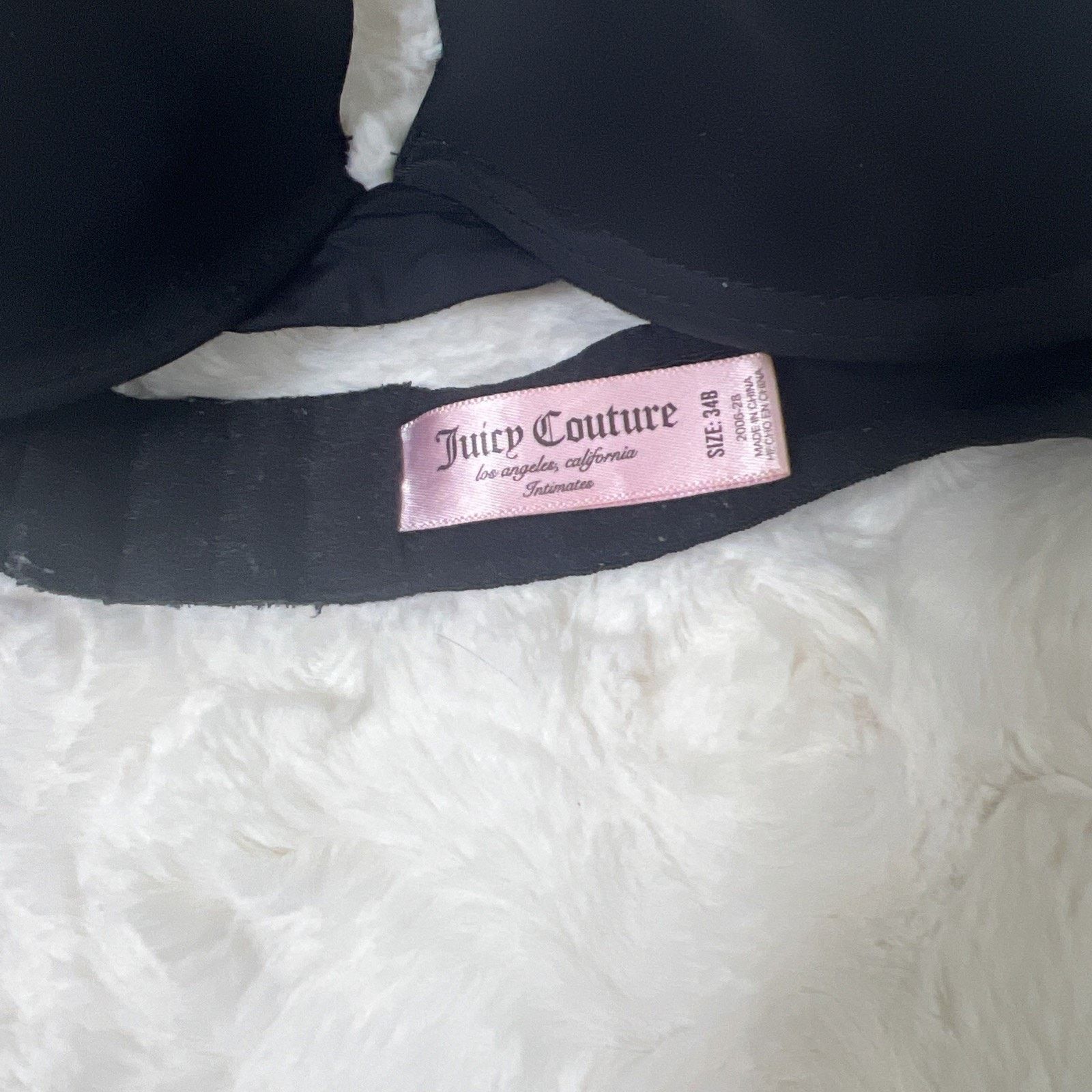 Juicy Couture Juicy Couture Women Underwire Black Push Up Bra Size 34B Size ONE SIZE - 2 Thumbnail
