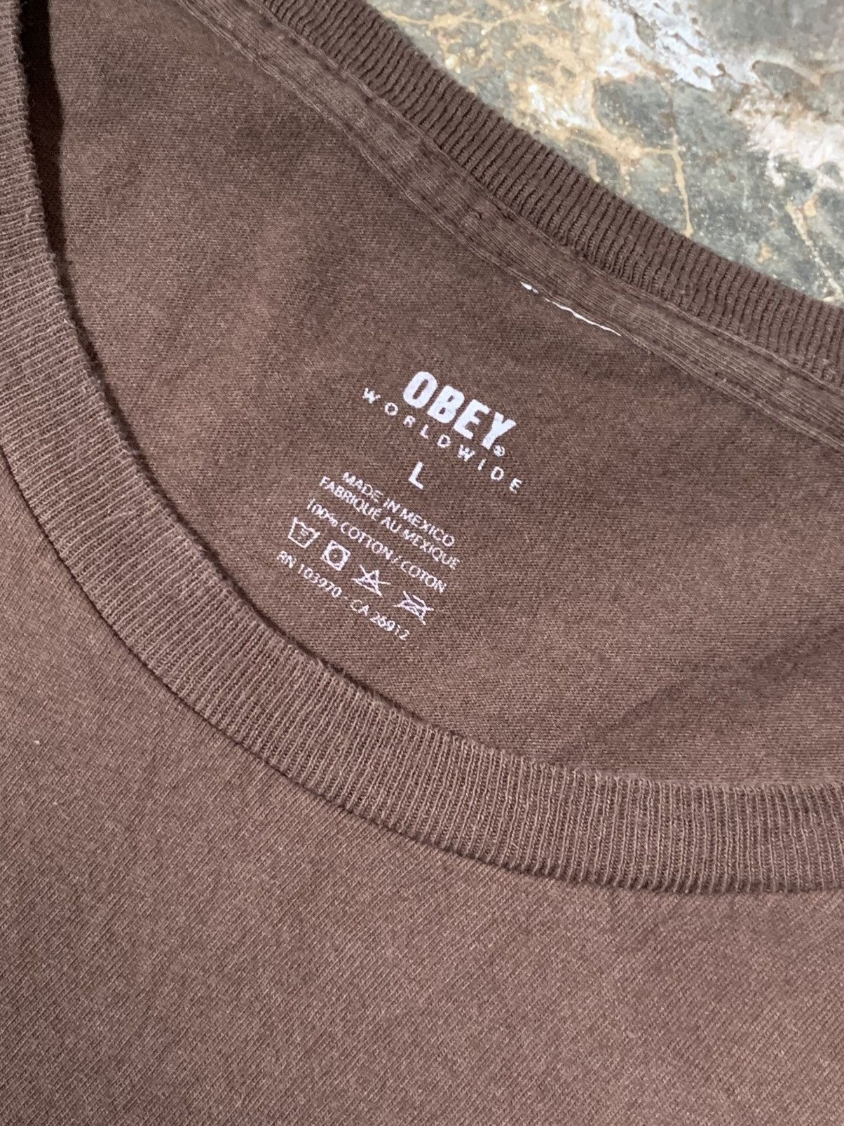 Obey Obey Worldwide Tshirt Size US L / EU 52-54 / 3 - 3 Thumbnail