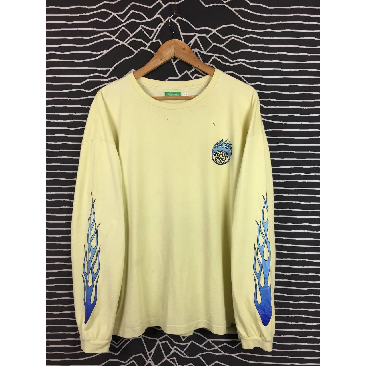 Japanese Brand × Vintage Refurbish Skateboards Club Los Angeles Flame Slave Tee Size US XL / EU 56 / 4 - 6 Thumbnail