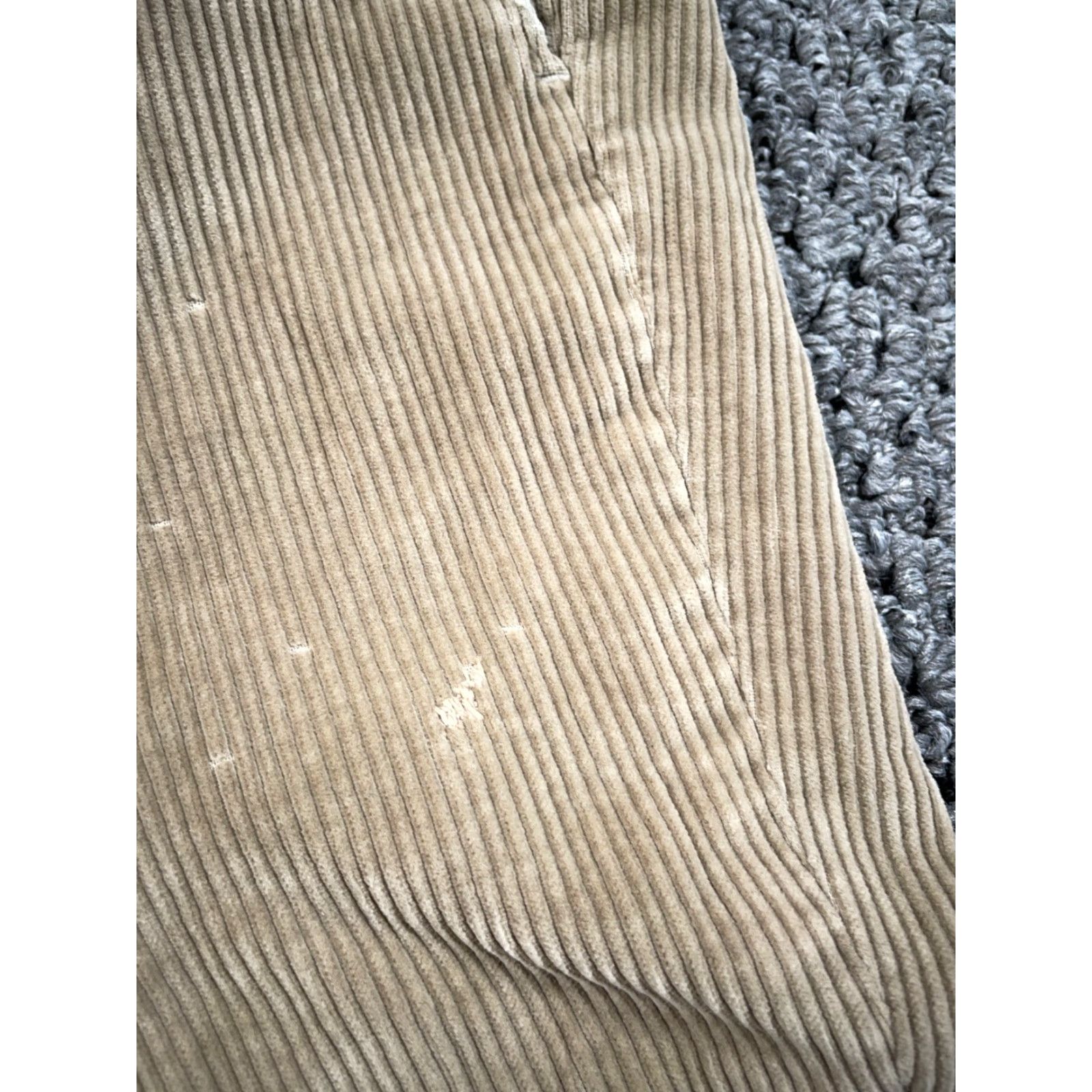 Vintage VINTAGE L.L. Bean Corduroy Pants 36 x 29 Regular Fit Flat Front Beige Straight Leg Men's USA Size US 36 / EU 52 - 4 Thumbnail