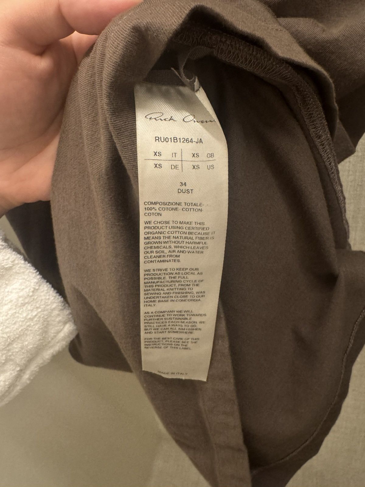 Rick Owens Rick Owens Fogachine T-Shirt Size US XS / EU 42 / 0 - 4 Thumbnail
