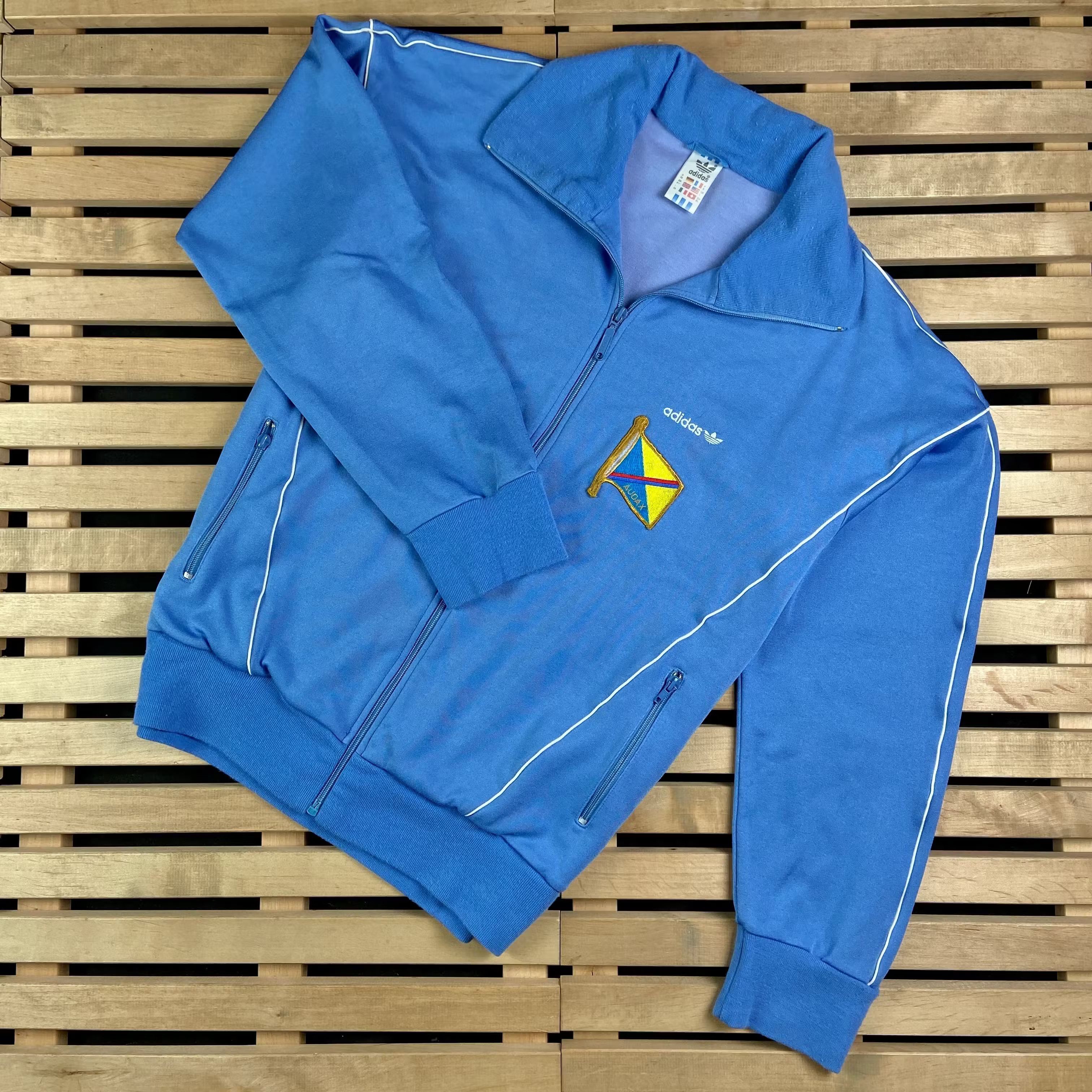 Adidas × Vintage Mens Bomber Top Tracksuit Adidas Originals Vintage Size L Size US L / EU 52-54 / 3 - 1 Thumbnail