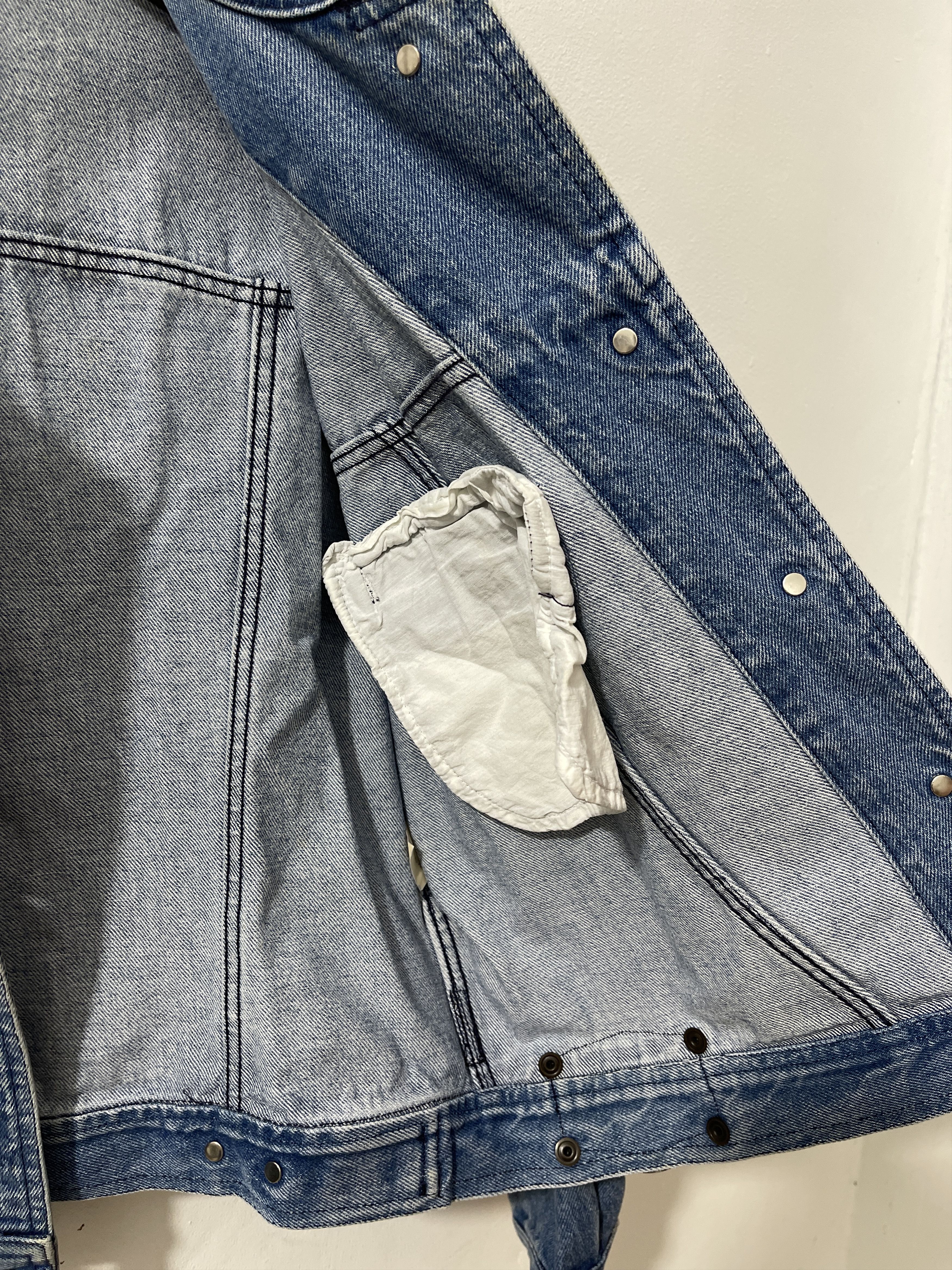 Armani Vintage 80s Armani Jeans Archive 10th Anniv Denim Jacket Size US S / EU 44-46 / 1 - 14 Thumbnail