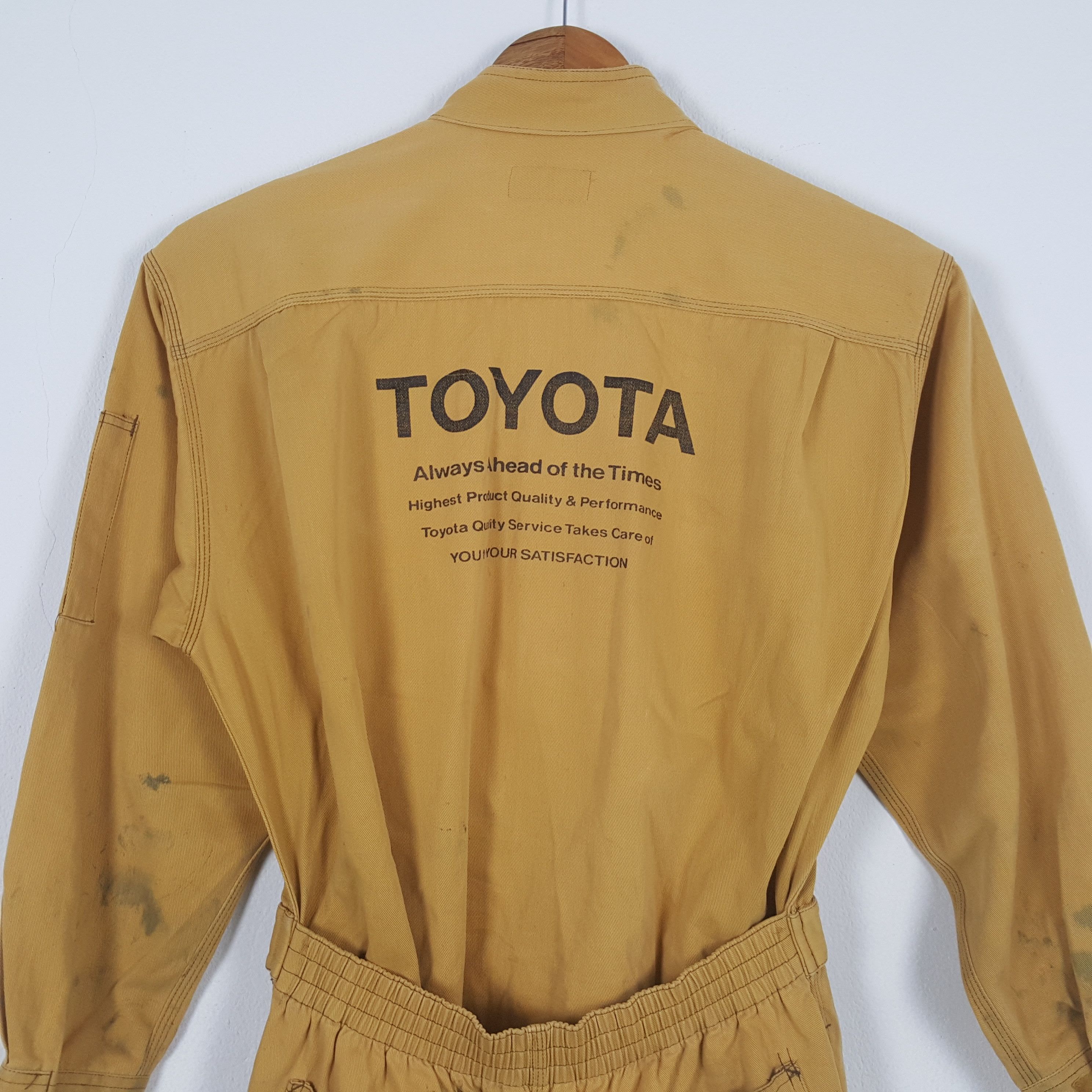 Japanese Brand × Vintage Vintage TOYOTA Racing Team Motorsport Coverall Jacket C286N3 Size US M / EU 48-50 / 2 - 2 Thumbnail