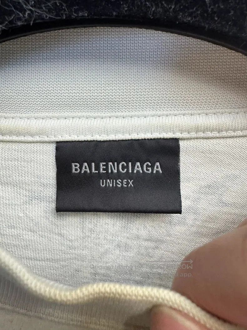 Balenciaga Balenciaga new 24ss dirty worn tattooed long sleeved shirt. Size US M / EU 48-50 / 2 - 3 Thumbnail