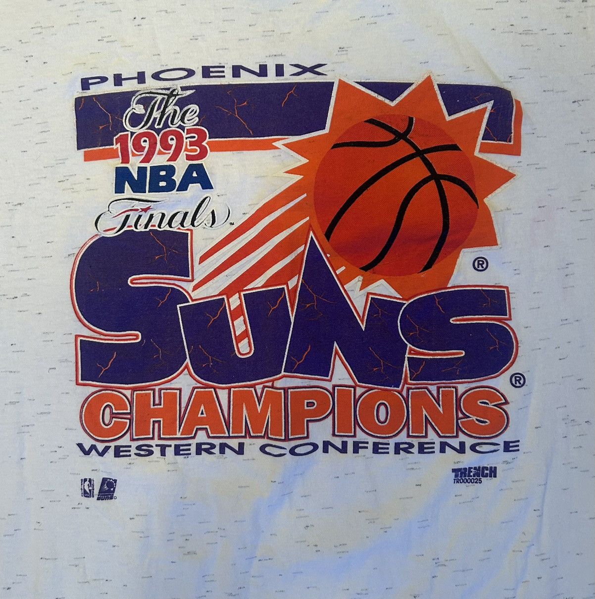 Vintage Vtg 1993 Phoenix Suns NBA Finals WC Champs T-Shirt XL Size US XL / EU 56 / 4 - 3 Thumbnail