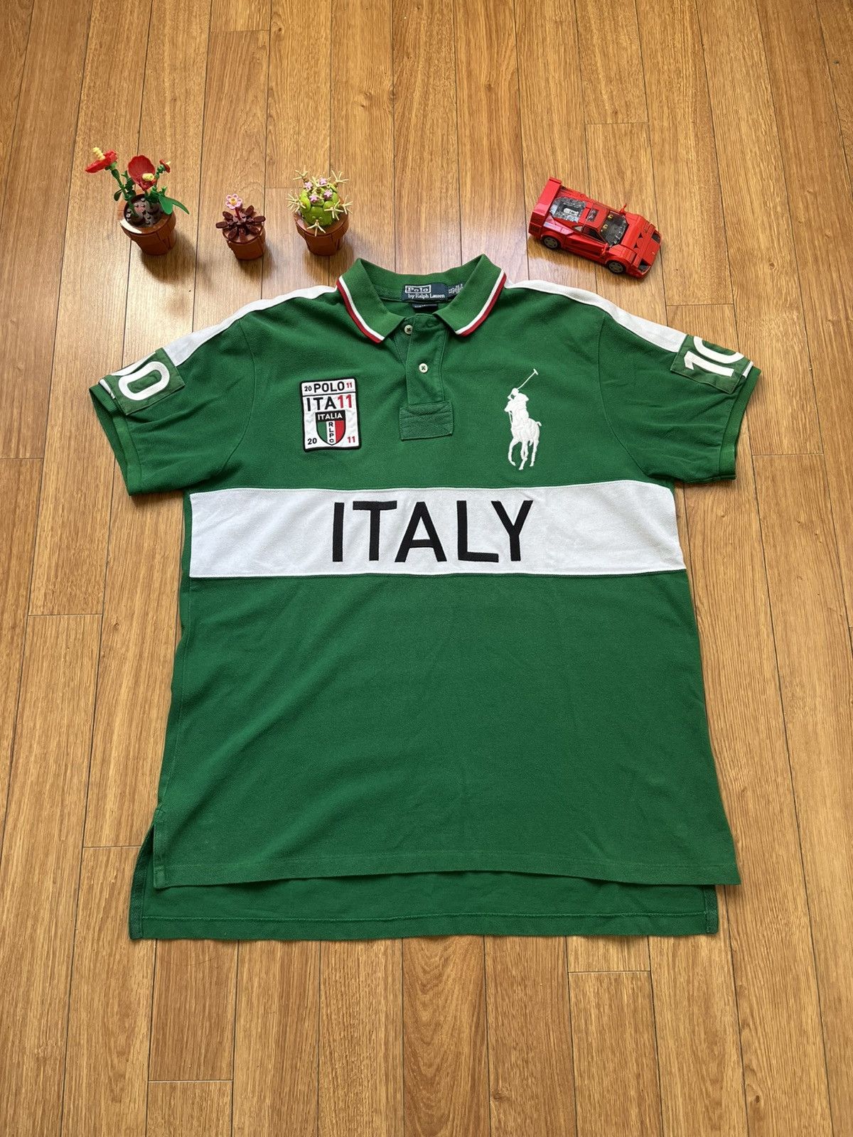 Polo Ralph Lauren Polo Ralph Lauren Italy 2011 Vintage size XL Size US XL / EU 56 / 4 - 2 Thumbnail