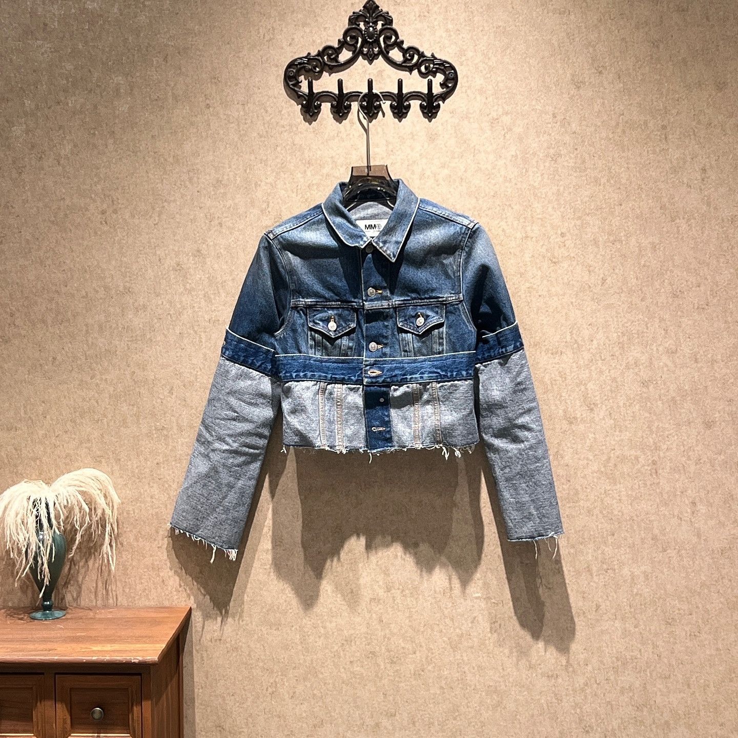 MM6 MM6 Maison Margiela Deconstructed Denim Jacket Size 36 Size XS / US 0-2 / IT 36-38 - 1 Thumbnail