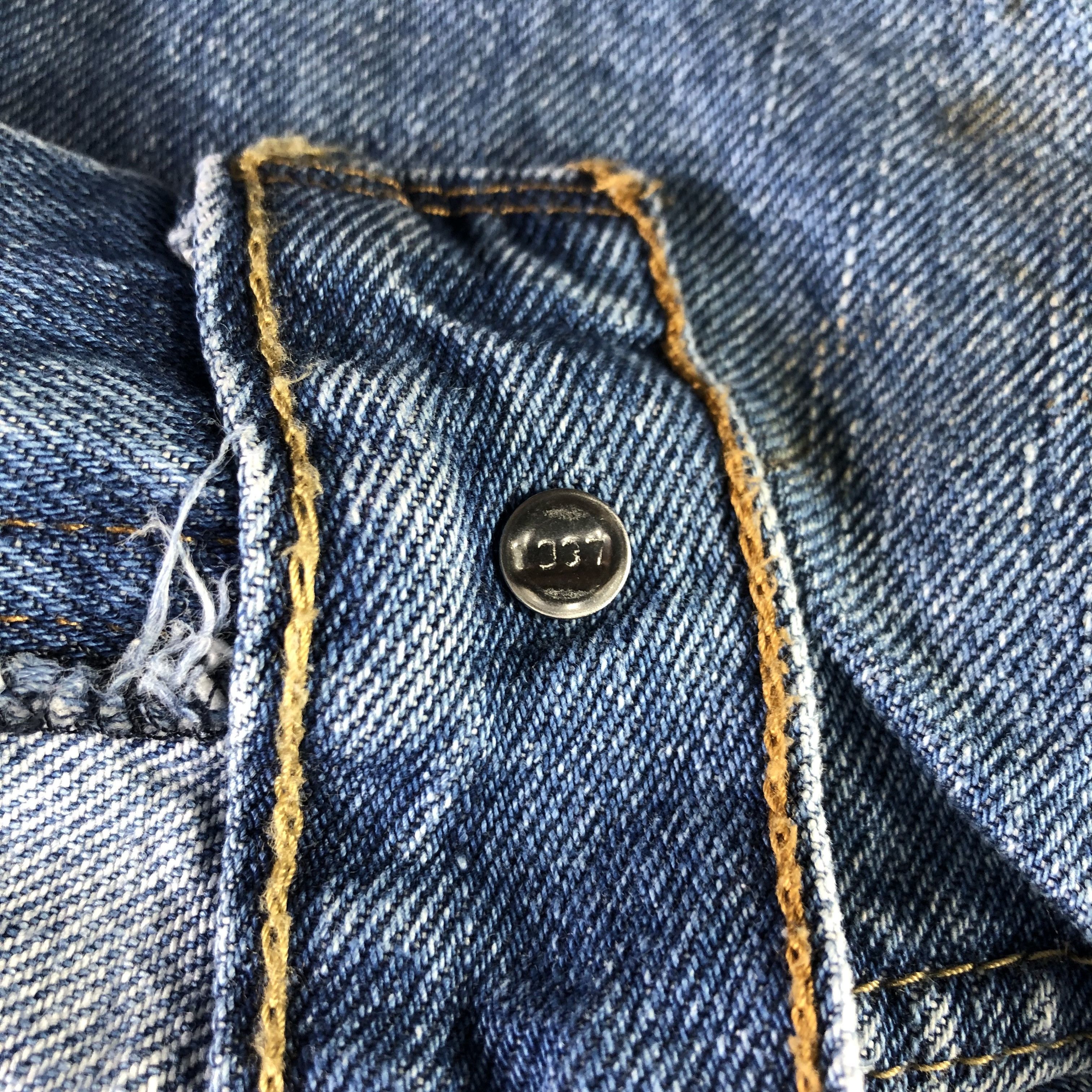 Levi's Vintage Blue Wash Levis 505 Jeans-J4509 Size US 33 - 8 Thumbnail
