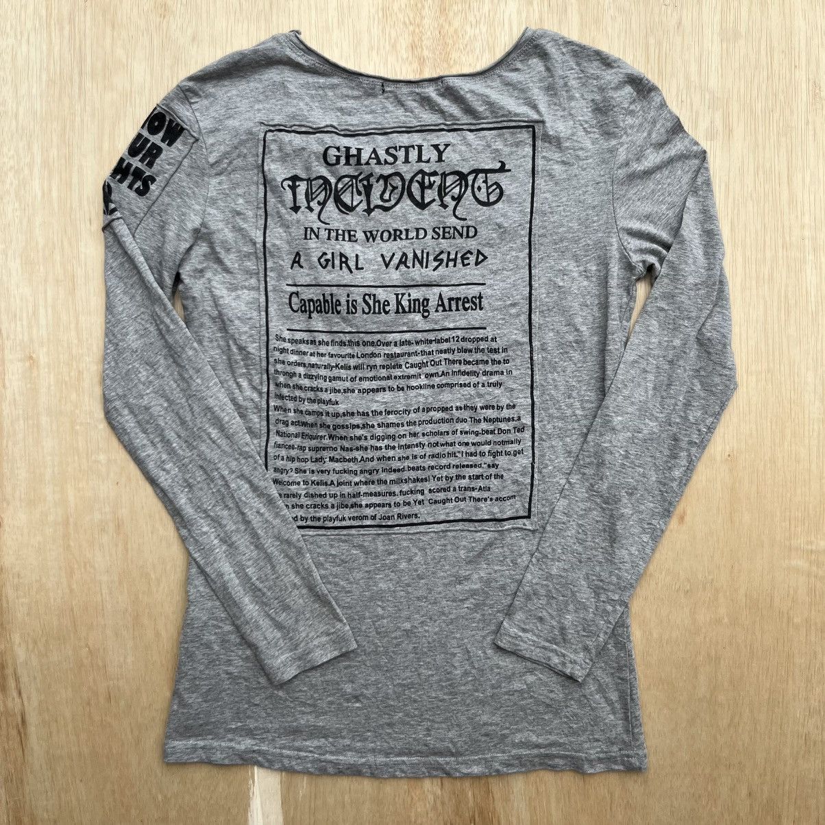 Japanese Brand VELVET 70 BONDAGE MADPUNK LONG SLEEVE LIKE SEDITIONARIES Size US M / EU 48-50 / 2 - 6 Thumbnail