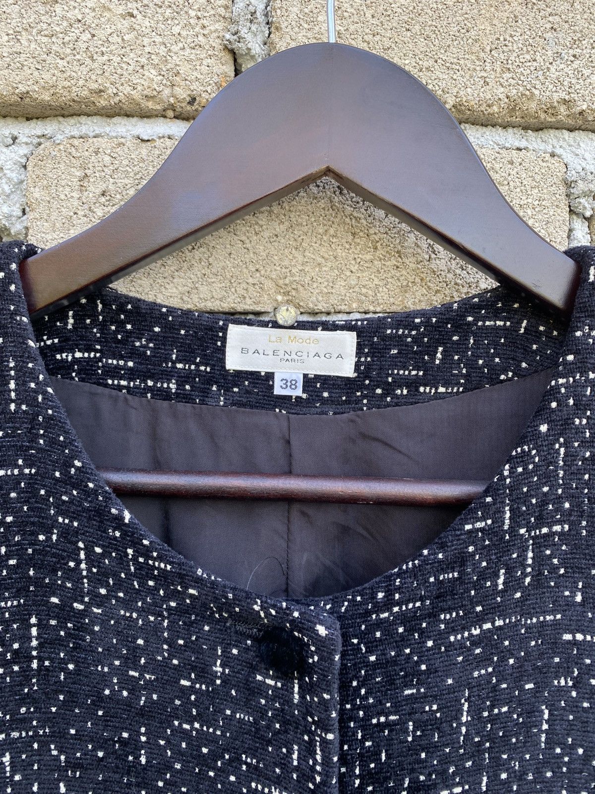 Balenciaga La Mode Balenciaga Paris Button Up Vest Size XS / US 0-2 / IT 36-38 - 6 Thumbnail
