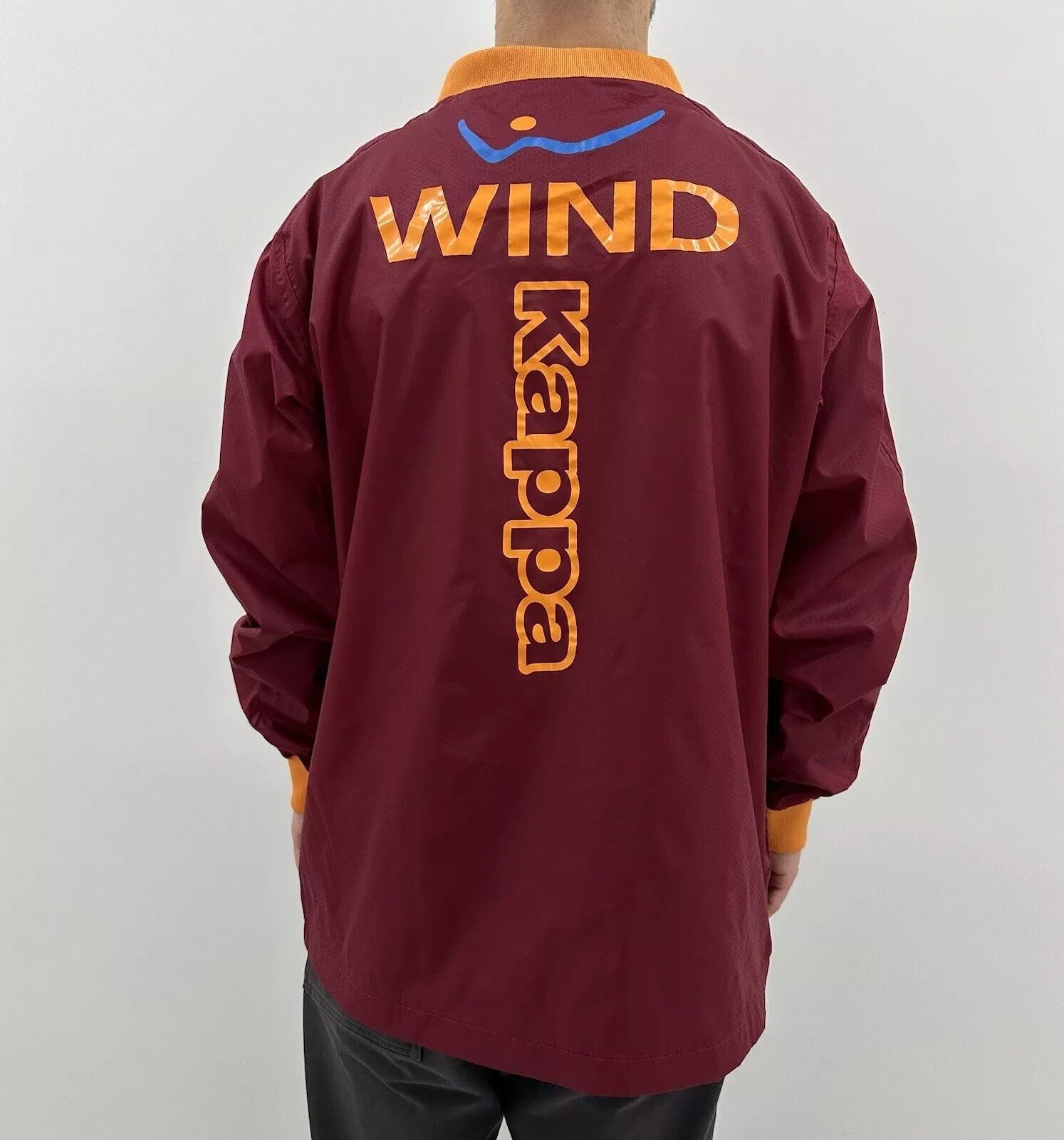 Kappa VINTAGE AS ROMA 2000s TRAINING JACKET SOCCER KAPPA Size US L / EU 52-54 / 3 - 6 Thumbnail