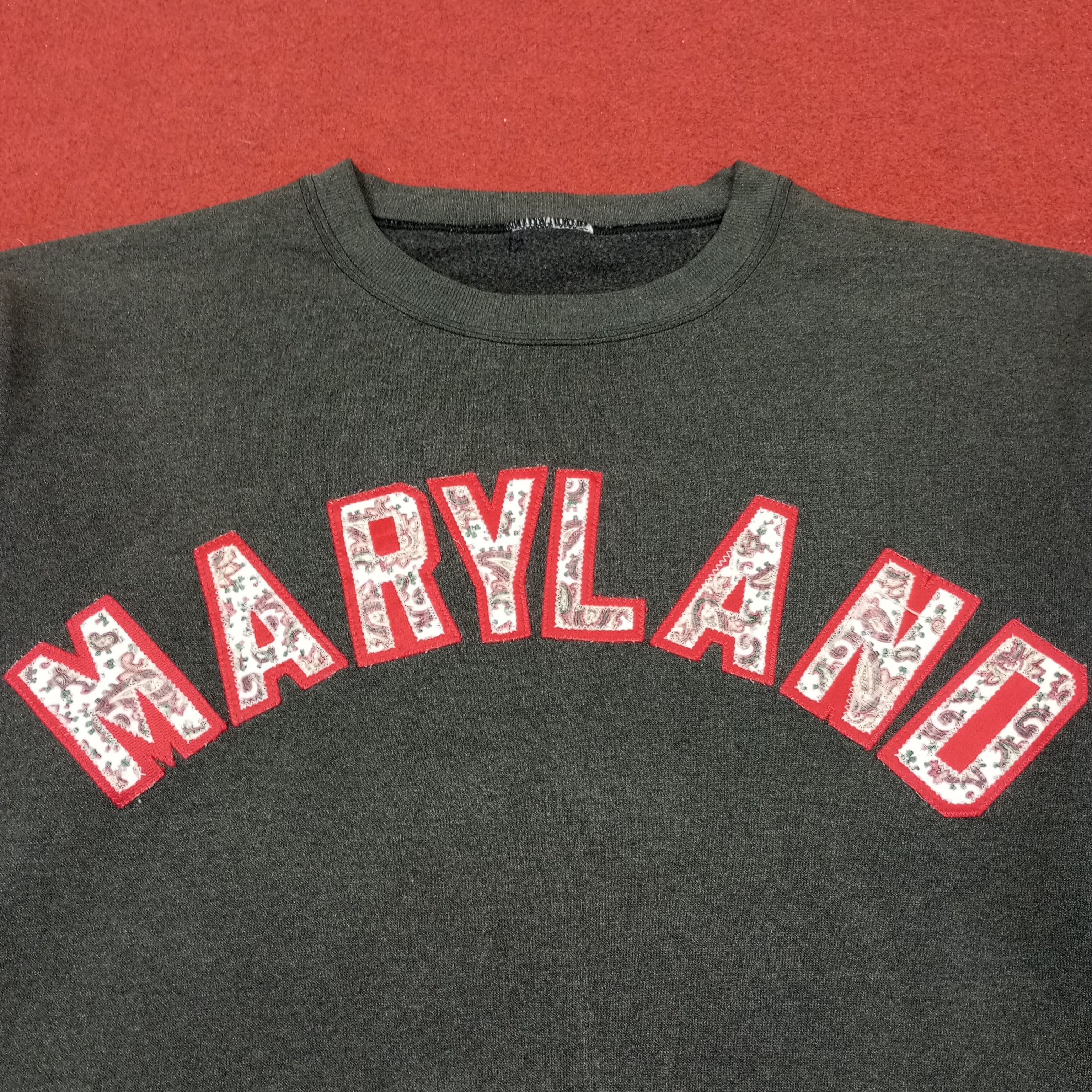 Vintage Maryland Streetwear Sweatshirt c236n12 Size US L / EU 52-54 / 3 - 2 Thumbnail