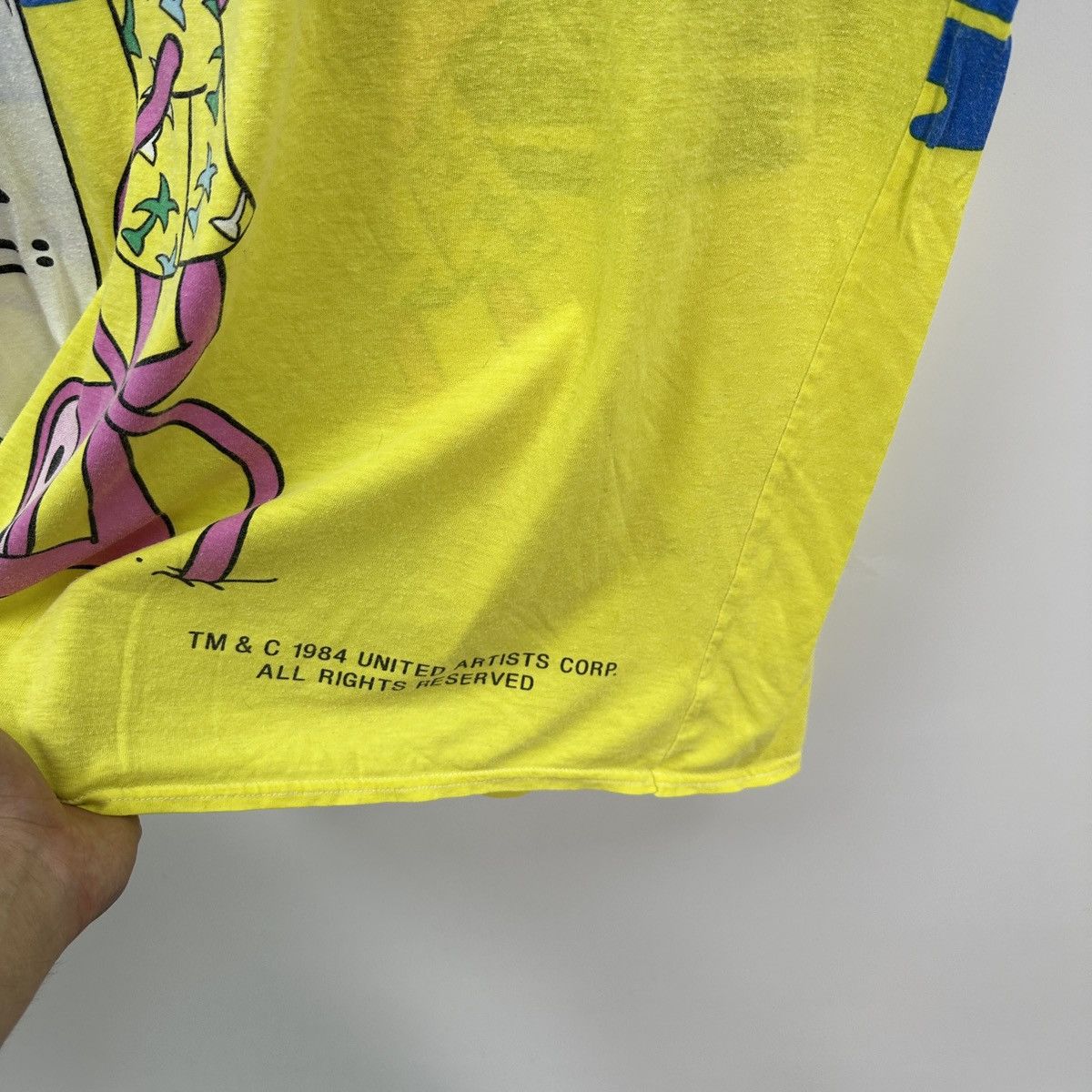 Vintage Vintage 80s Pink Panther Tank Top Hawaii Beach 1984 y2k hype Size S / US 4 / IT 40 - 7 Thumbnail