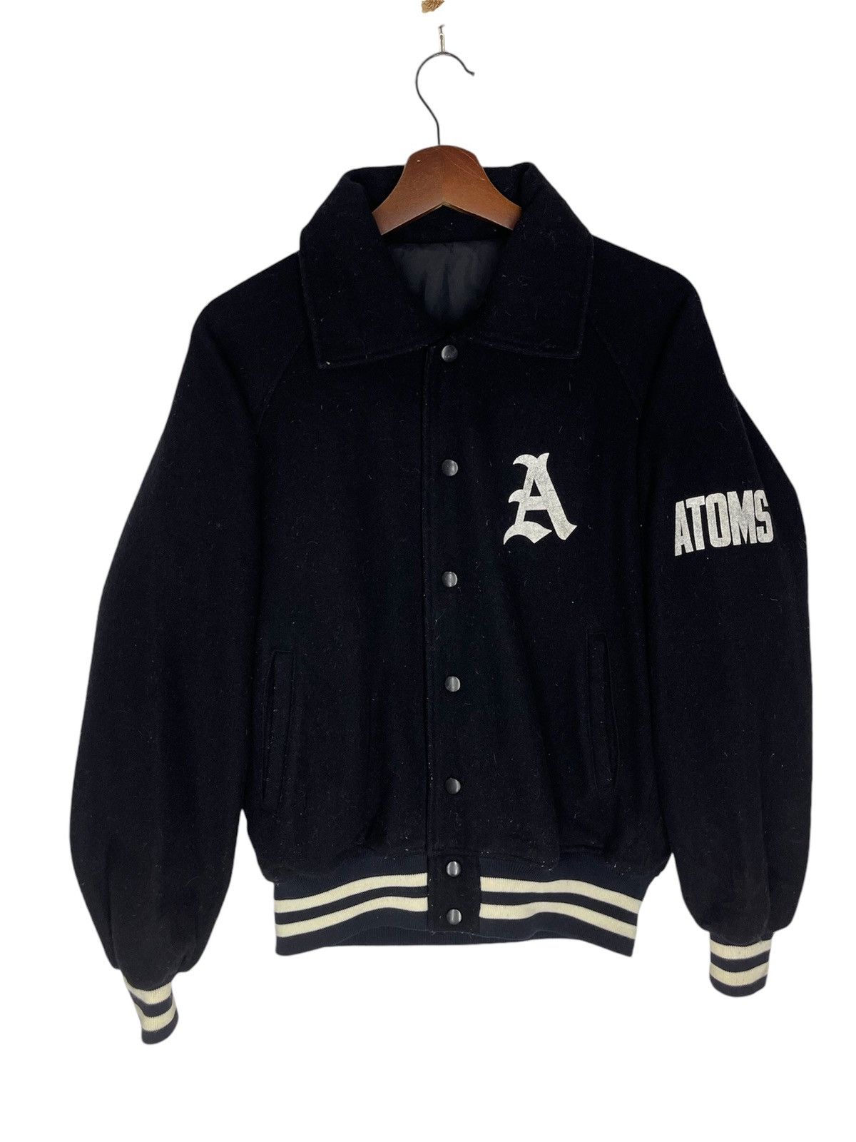Japanese Brand × Vintage VINTAGE ATOMS WOOL VARSITY STREET FASHION AKIRA Size US M / EU 48-50 / 2 - 1 Thumbnail