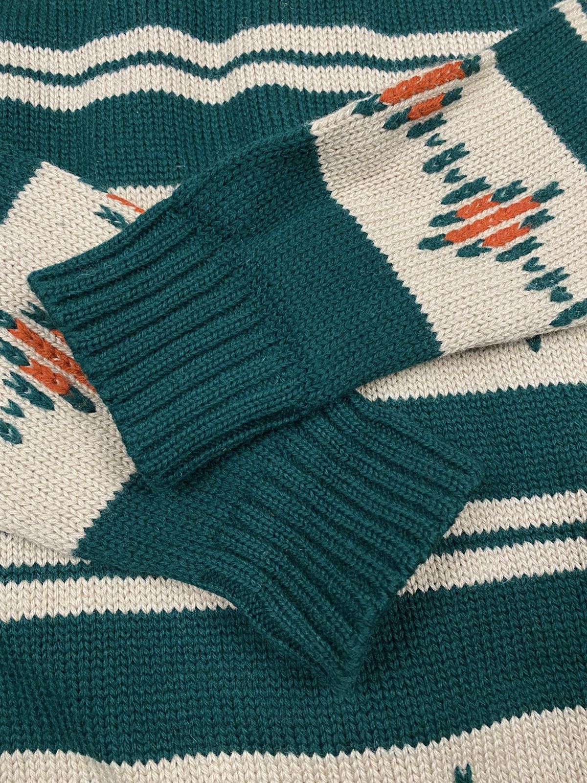 Handmade × Vintage Vintage Jacquard Handmade Knitted Cowichan Sweater Size US S / EU 44-46 / 1 - 7 Thumbnail