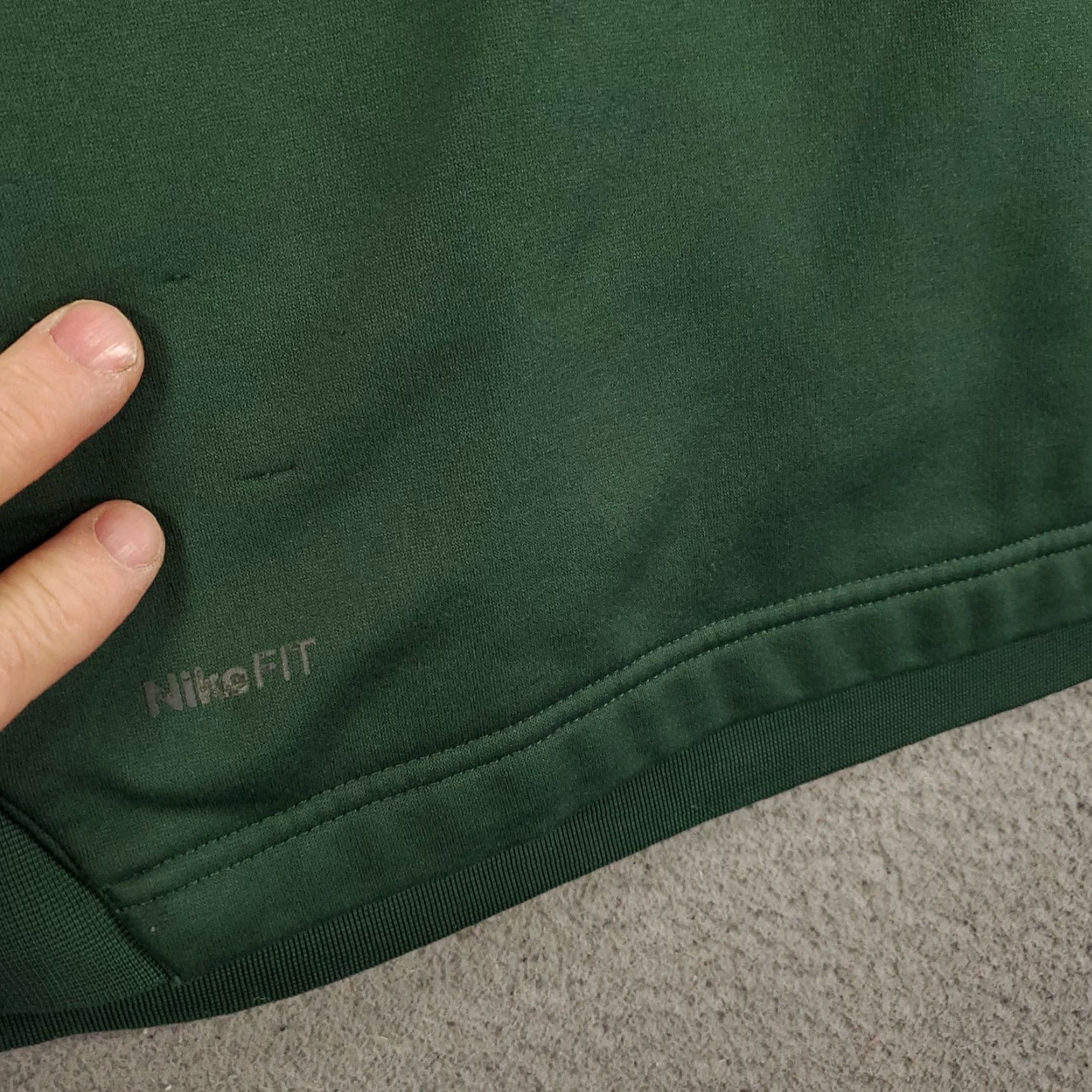 Nike VINTAGE Nike Oregan Ducks Hoodie Mens Medium Green Fleece Lined Zipper Pockets Pullover Size US M / EU 48-50 / 2 - 2 Thumbnail