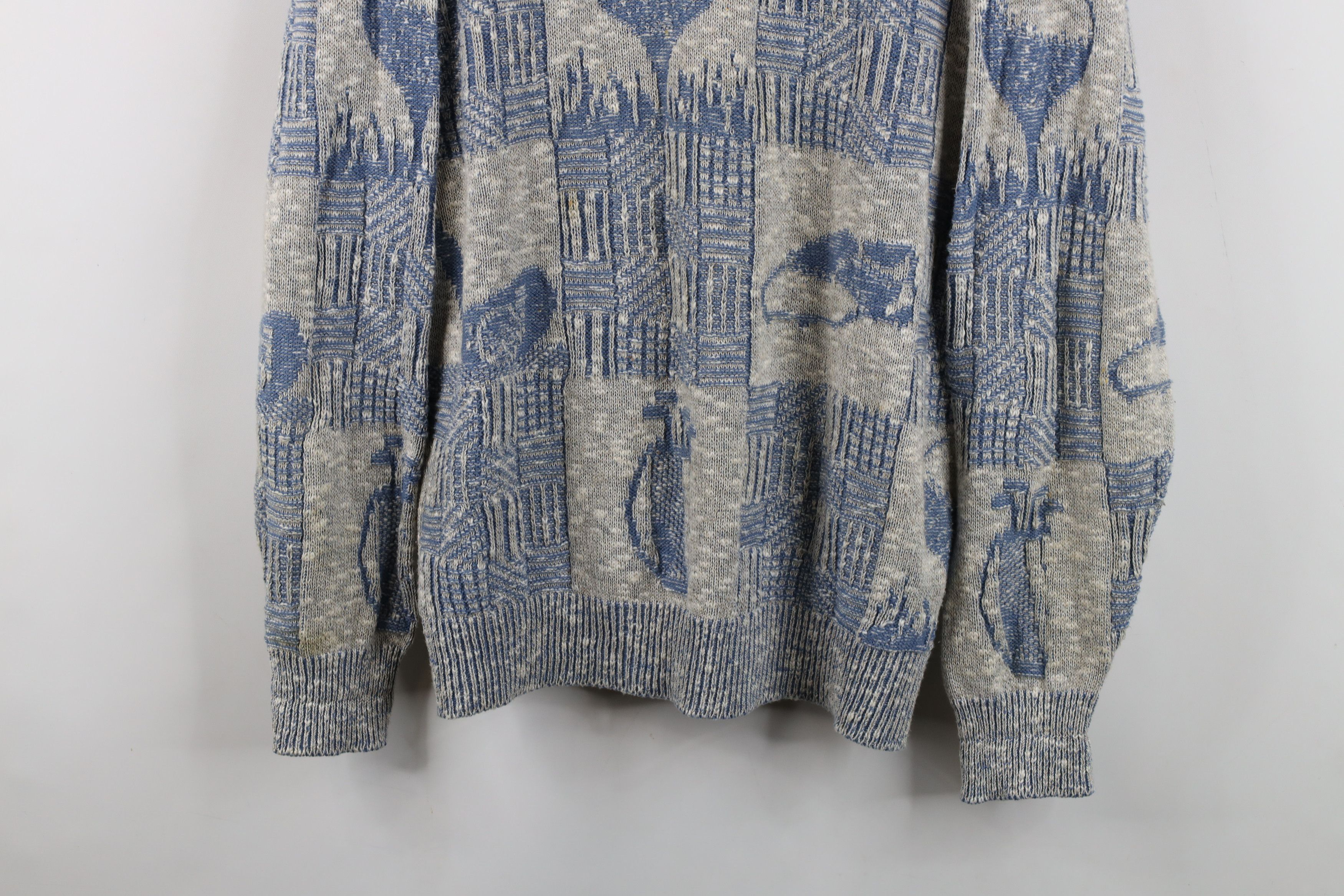 Vintage Vintage 90s Streetwear Golf All Over Print Knit Sweater USA Size US M / EU 48-50 / 2 - 3 Thumbnail