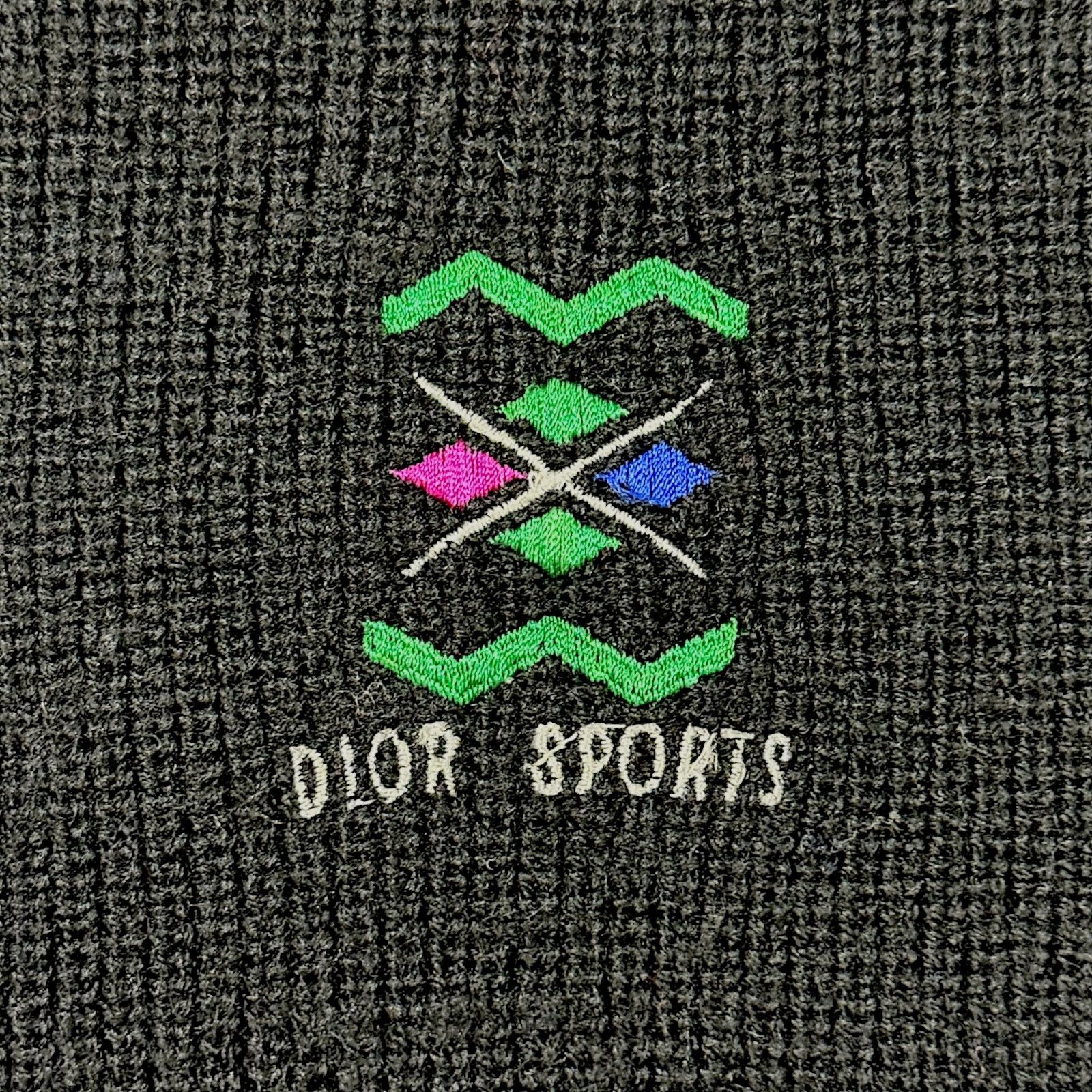 Dior 🔴 Christian Dior Sports Crewneck Wool Sweatshirt - Black L Size US L / EU 52-54 / 3 - 7 Thumbnail
