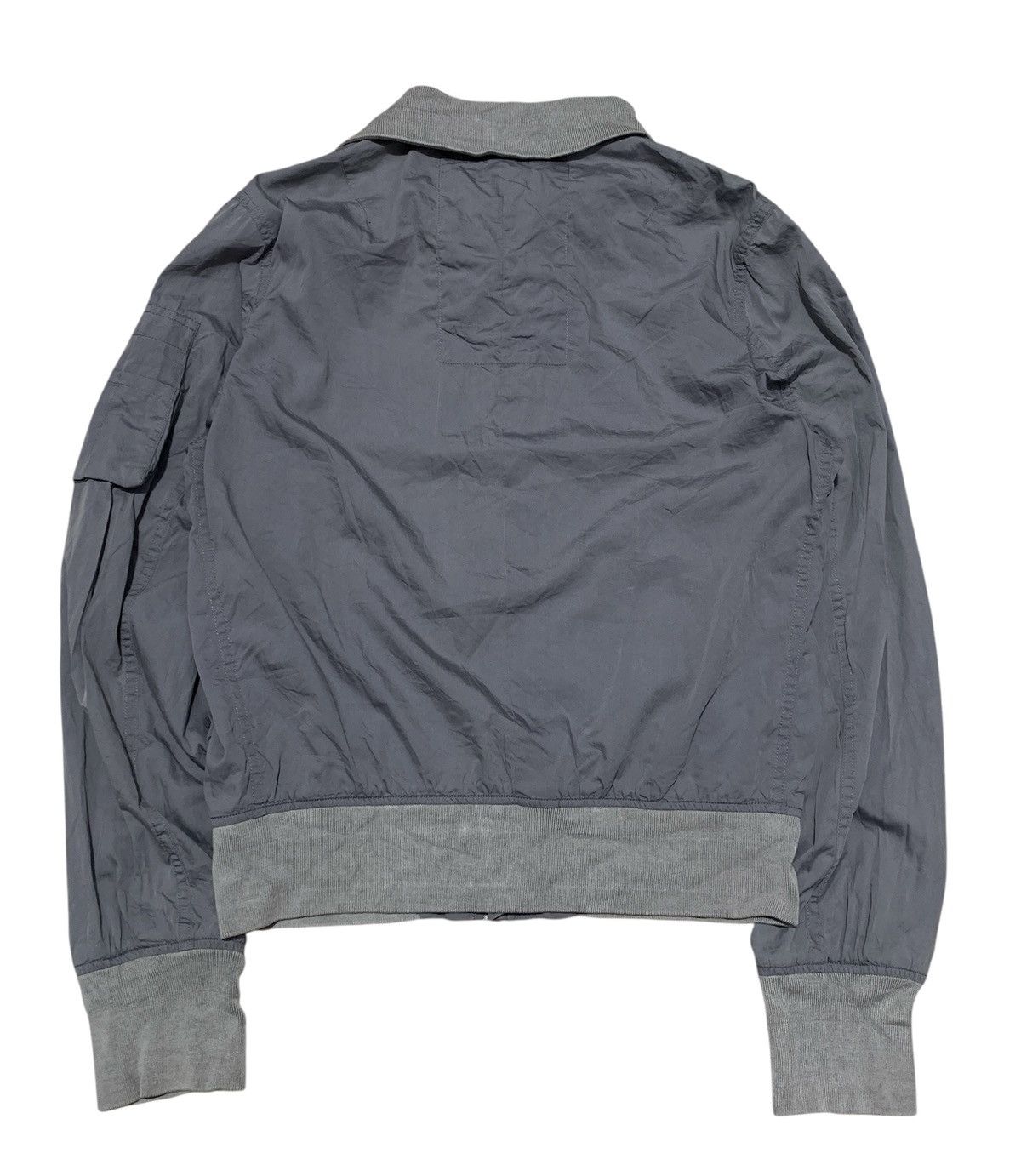 Yves Saint Laurent Yves Saint Laurent Grey Paracute Bomber Jacket Size US M / EU 48-50 / 2 - 13 Thumbnail