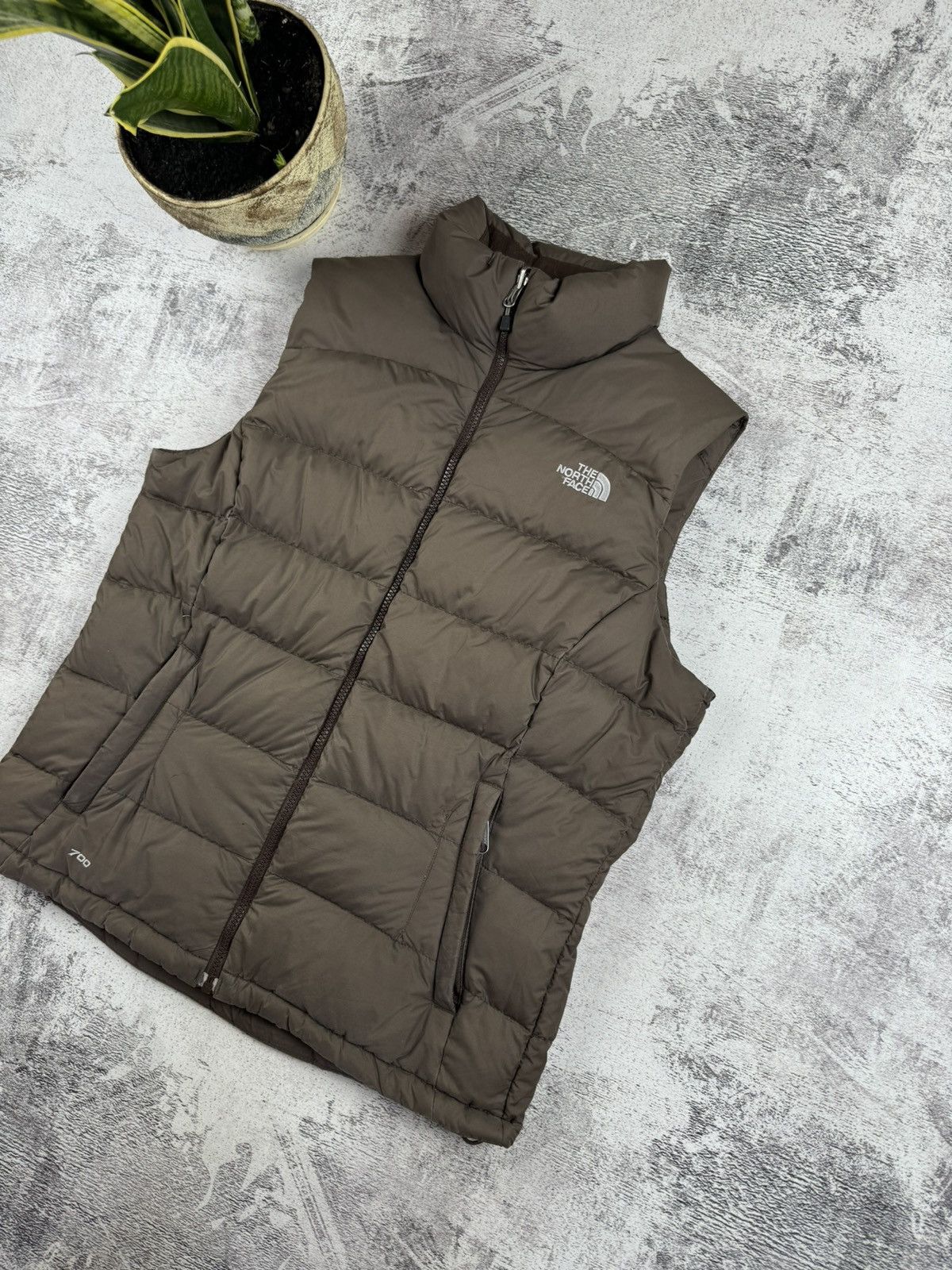 The North Face The North Face TNF Gorpcore 700 Down Puffer Brown Vest Jacket Size L / US 10 / IT 46 - 4 Thumbnail