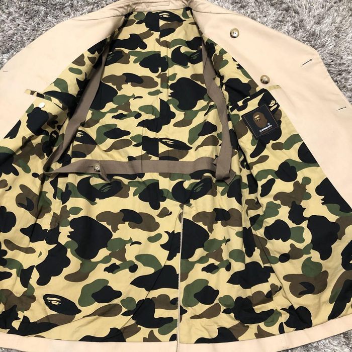 Bape Bape trench coat | Grailed