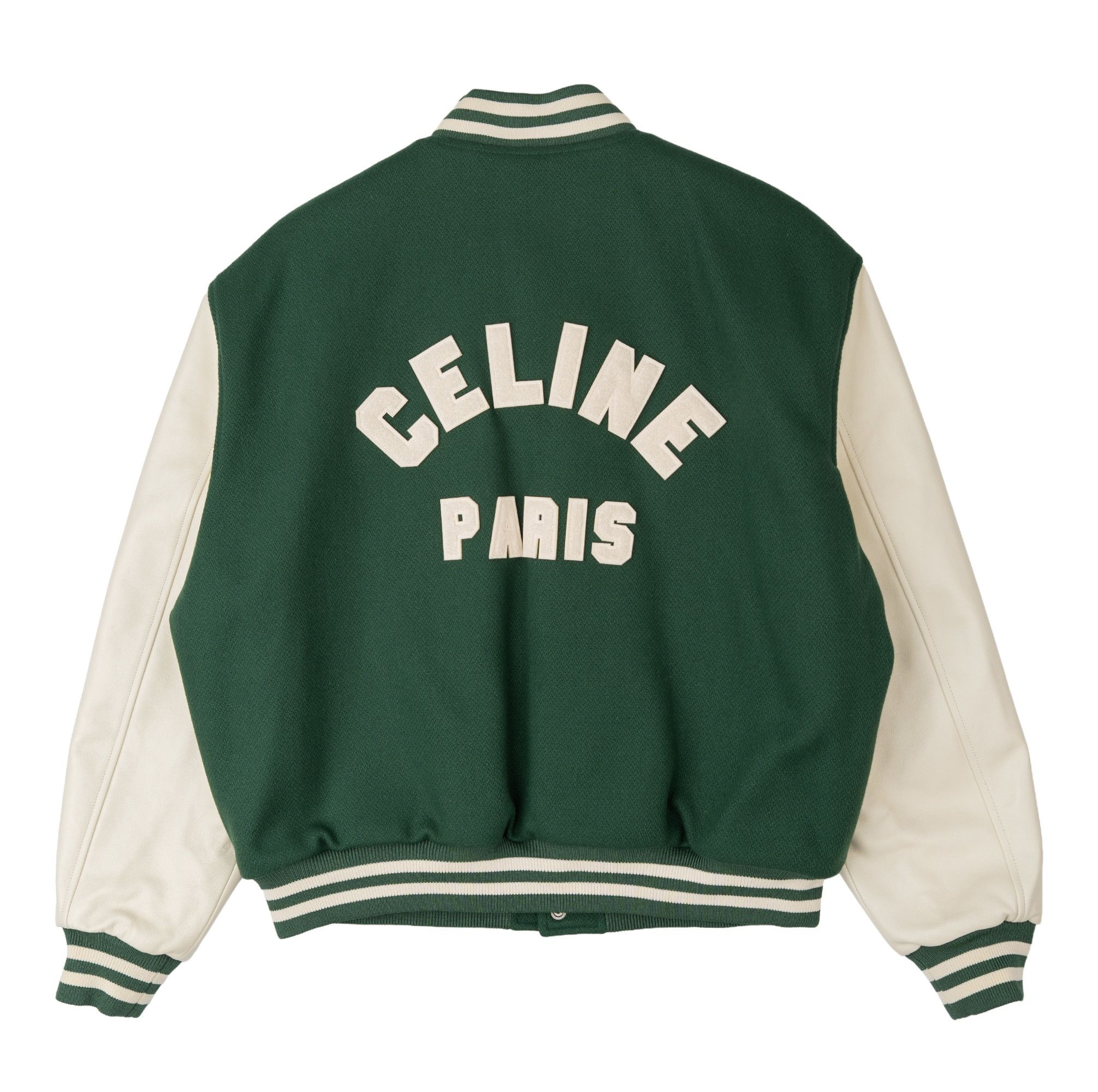 Celine Teddy Jacket Forest Green Size US XL / EU 56 / 4 - 1 Thumbnail