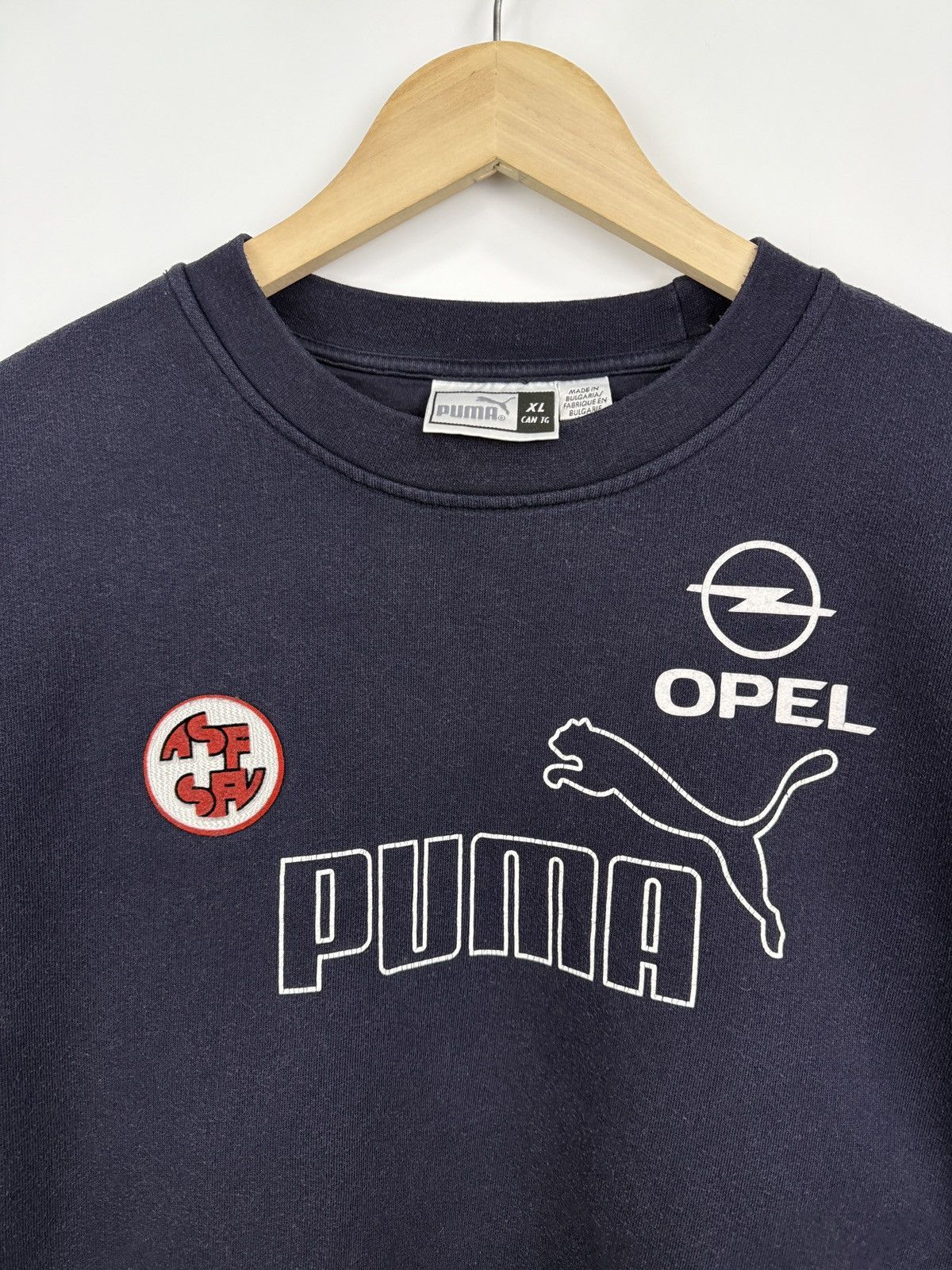 Puma 🇨🇭Vintage 90s Puma Switzerland Opel Suisse Soccer Sweatshirt Size US XL / EU 56 / 4 - 5 Thumbnail