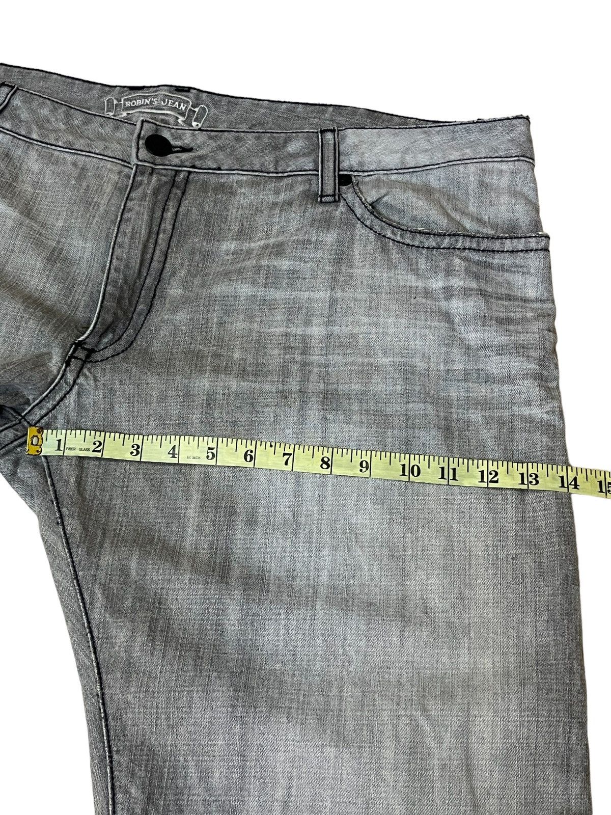 Robins Jeans SICK🔥VINTAGE ROBIN’S JEAN GREY LOWRISE STRAIGHT CUT JEANS Size US 44 / EU 60 - 16 Thumbnail