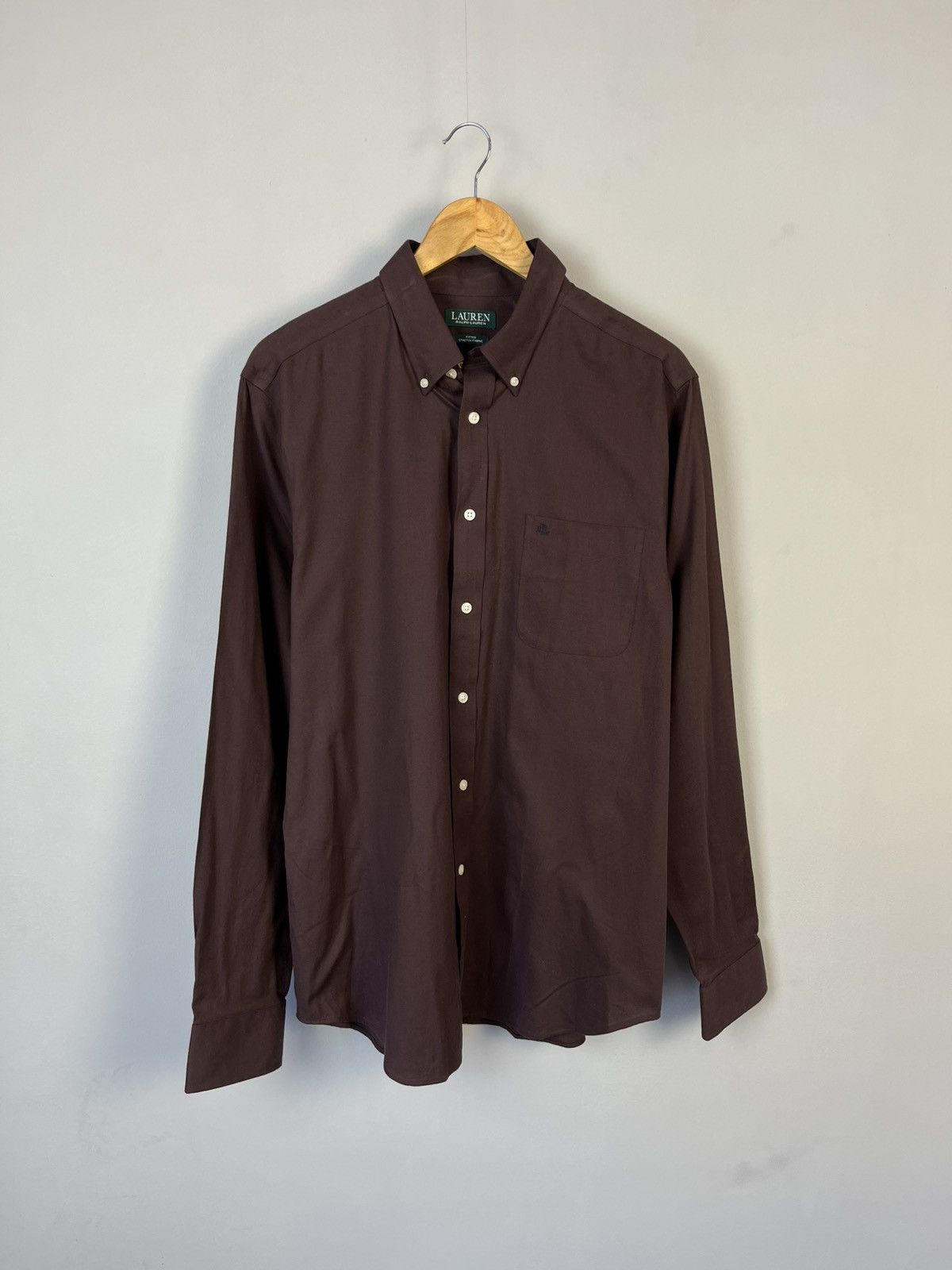 Lauren Ralph Lauren × Ralph Lauren Lauren Ralph Lauren Classic Luxury Cotton Long Sleeve Shirt Size US XL / EU 56 / 4 - 1 Thumbnail