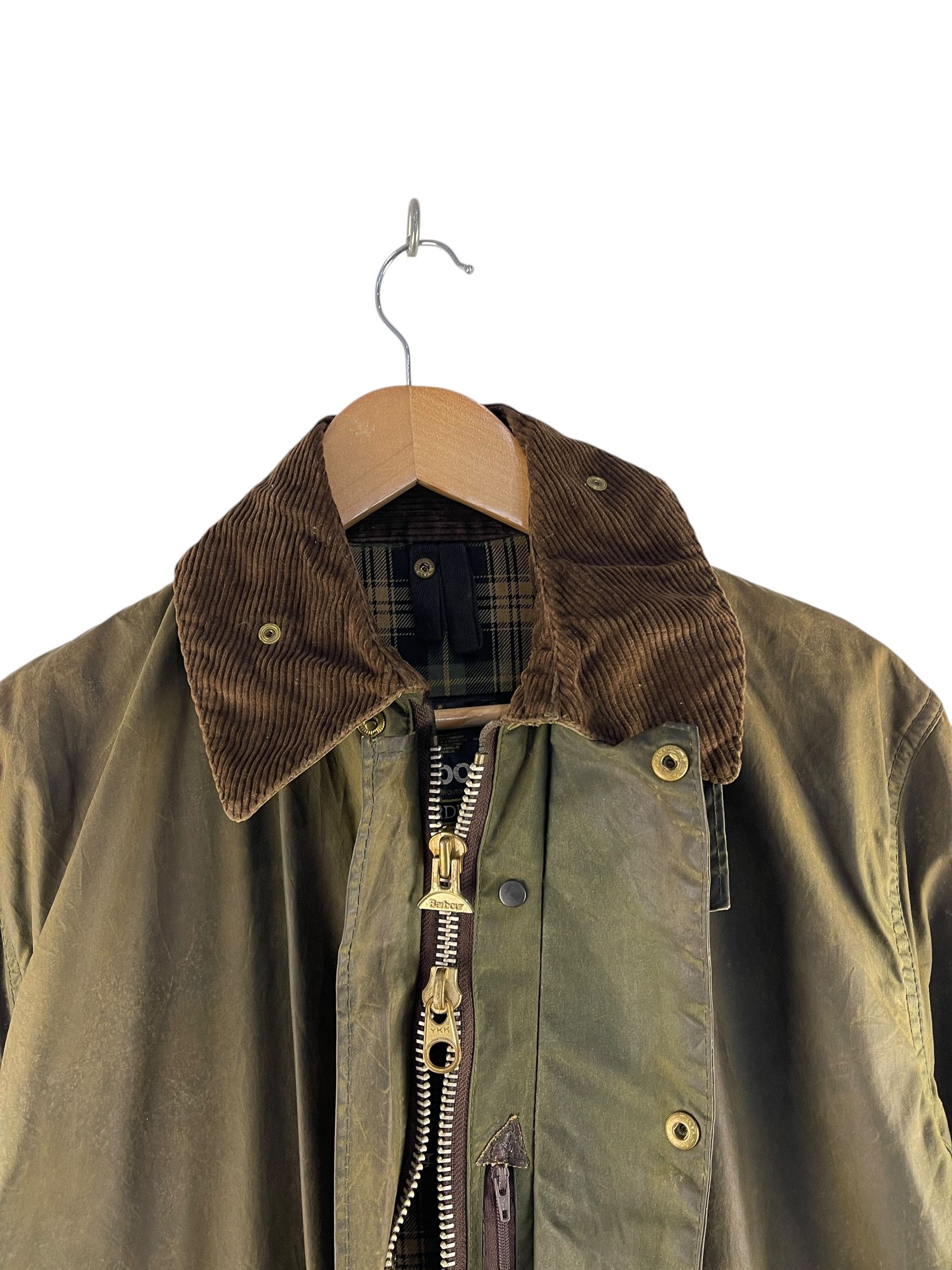 Barbour Vintage Barbour Wax Green Jacket Size L / US 10 / IT 46 - 10 Thumbnail