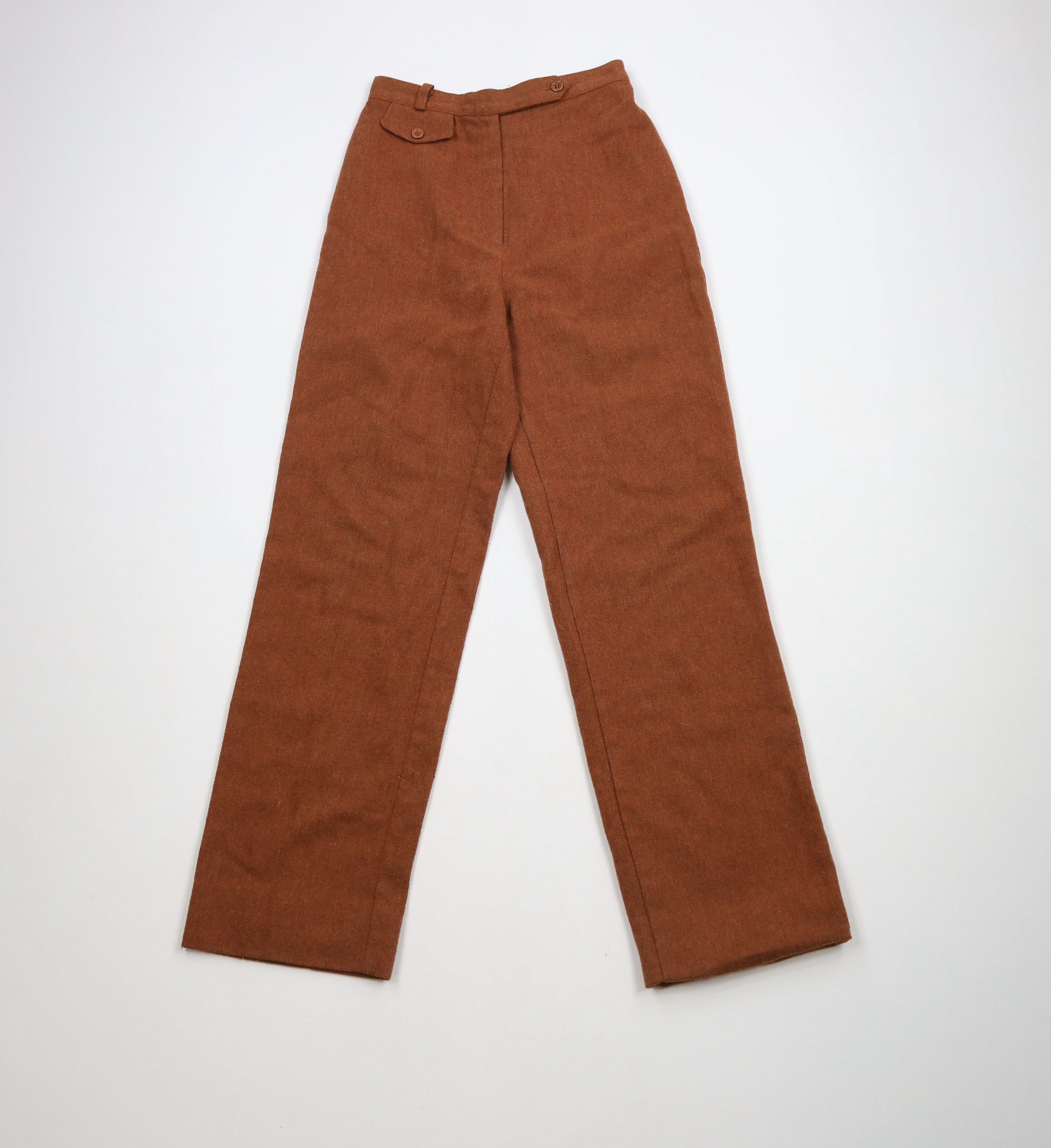 Vintage Vintage 70s Streetwear Wool Tweed Chino Pants Union Made Size 30" / US 8 / IT 44 - 1 Thumbnail