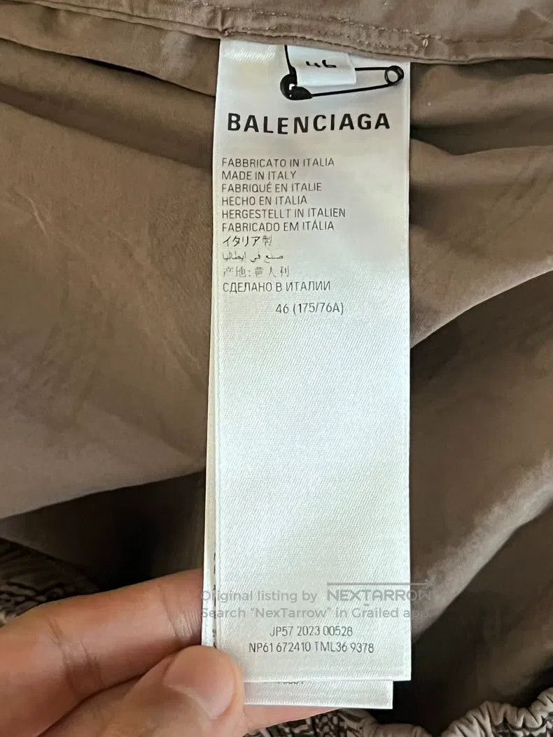 Balenciaga Balenciaga Khaki BB logo lettering old money style shorts Size US 30 / EU 46 - 5 Thumbnail