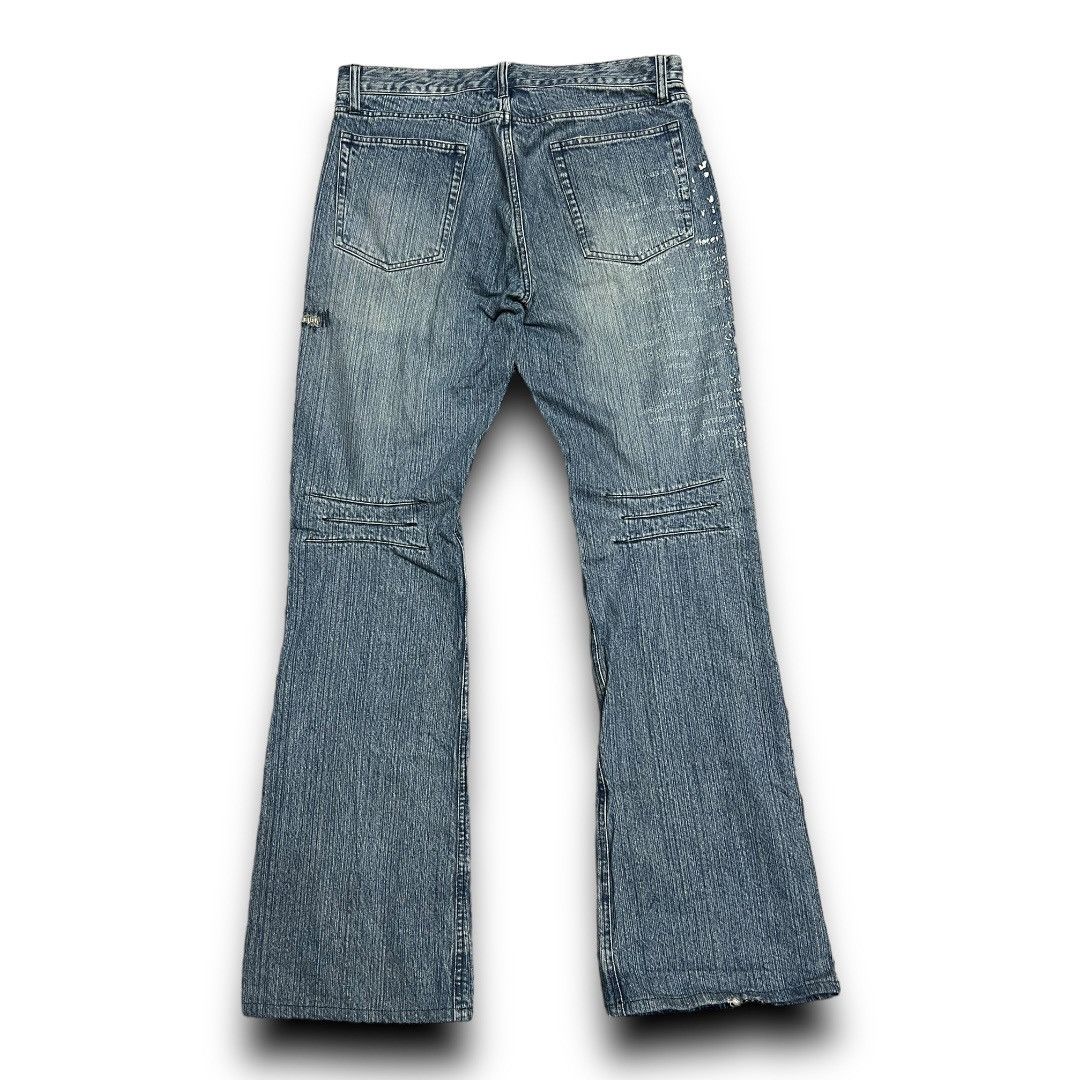 Maxi Milan Distressed factory Color Way Mens Jeans