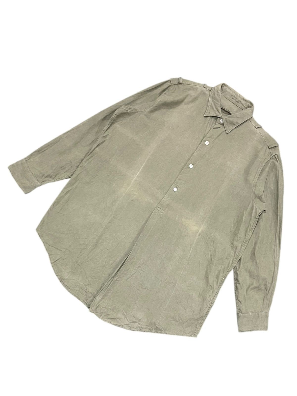 Orslow Very Rare 1960s Czech Republic Granpa Military Shirt Size US L / EU 52-54 / 3 - 5 Thumbnail
