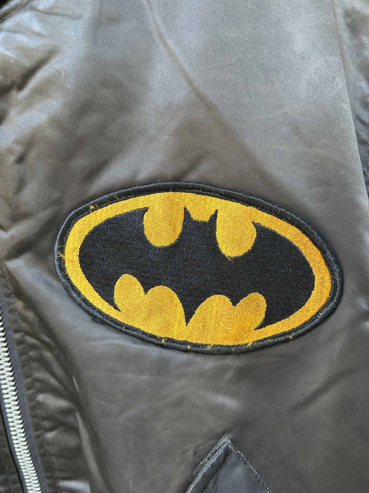 DC Comics Vintage1989 DC Comics Batman MA-1 Bomber Jacket Size US M / EU 48-50 / 2 - 5 Thumbnail