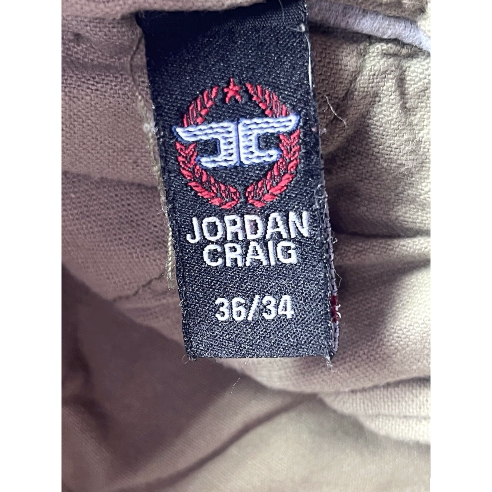 Jordan Craig Jordan Craig Aaron Cargo Stretch Pant Men Size 36 X 34 Green Tan Cargo Pockets Utility Tapered Straight Pants Regular Inseam 34 inches Pants Size US 36 / EU 52 - 7 Thumbnail