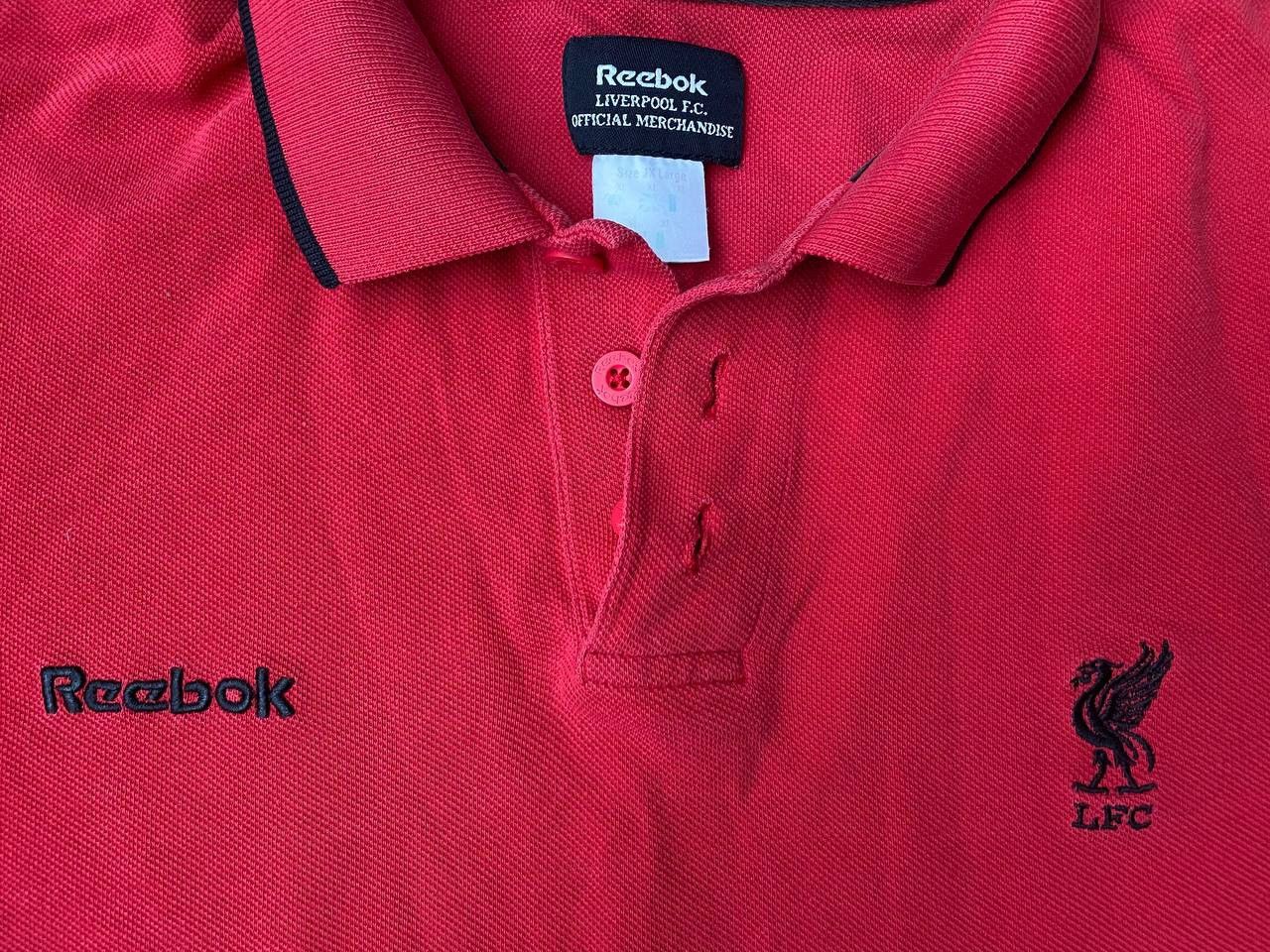 Reebok Reebok Liverpool FC soccer jersey polo tee Size US XL / EU 56 / 4 - 3 Thumbnail