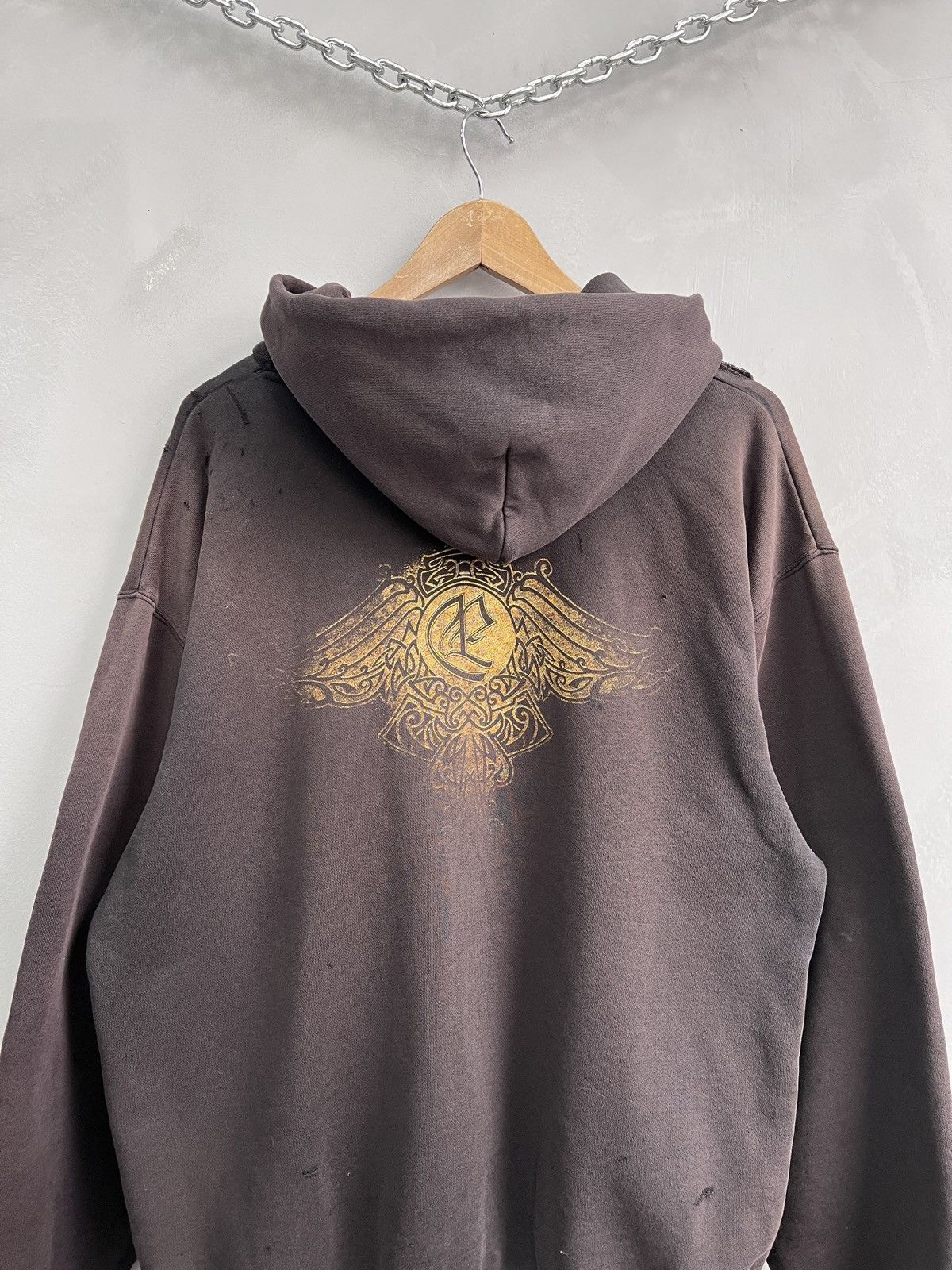 Japanese Brand × Vintage Vintage 90s sun faded punk opium crash hoodie y2k 90s Size US XL / EU 56 / 4 - 12 Thumbnail