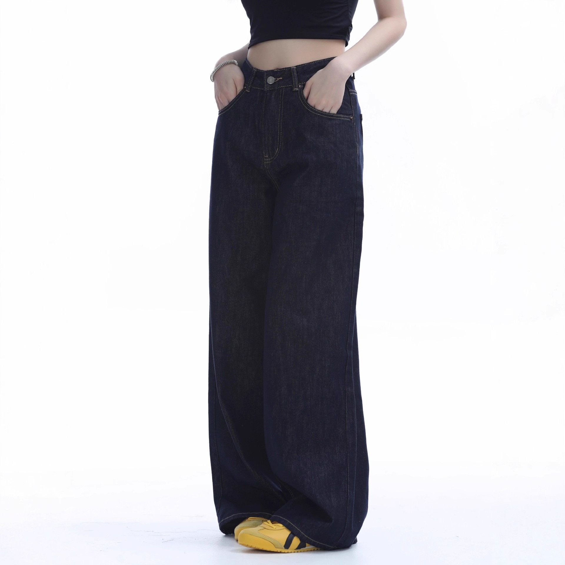 Japanese Brand American retro loose wide-leg jeans for men Size US 32 / EU 48 - 2 Thumbnail