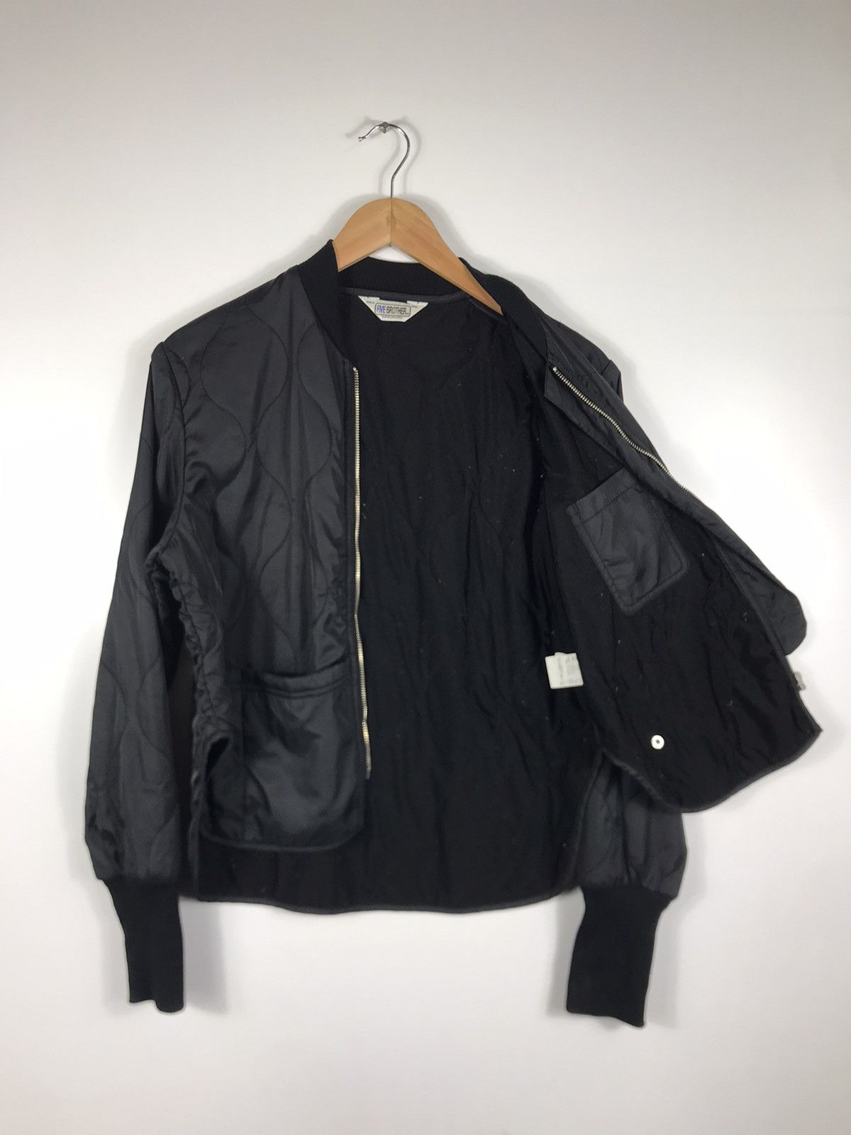 FiveBrother × Vintage ⚡️Vintage Five Brother Zipper Quilted Crop Jacket Size M / US 6-8 / IT 42-44 - 8 Thumbnail