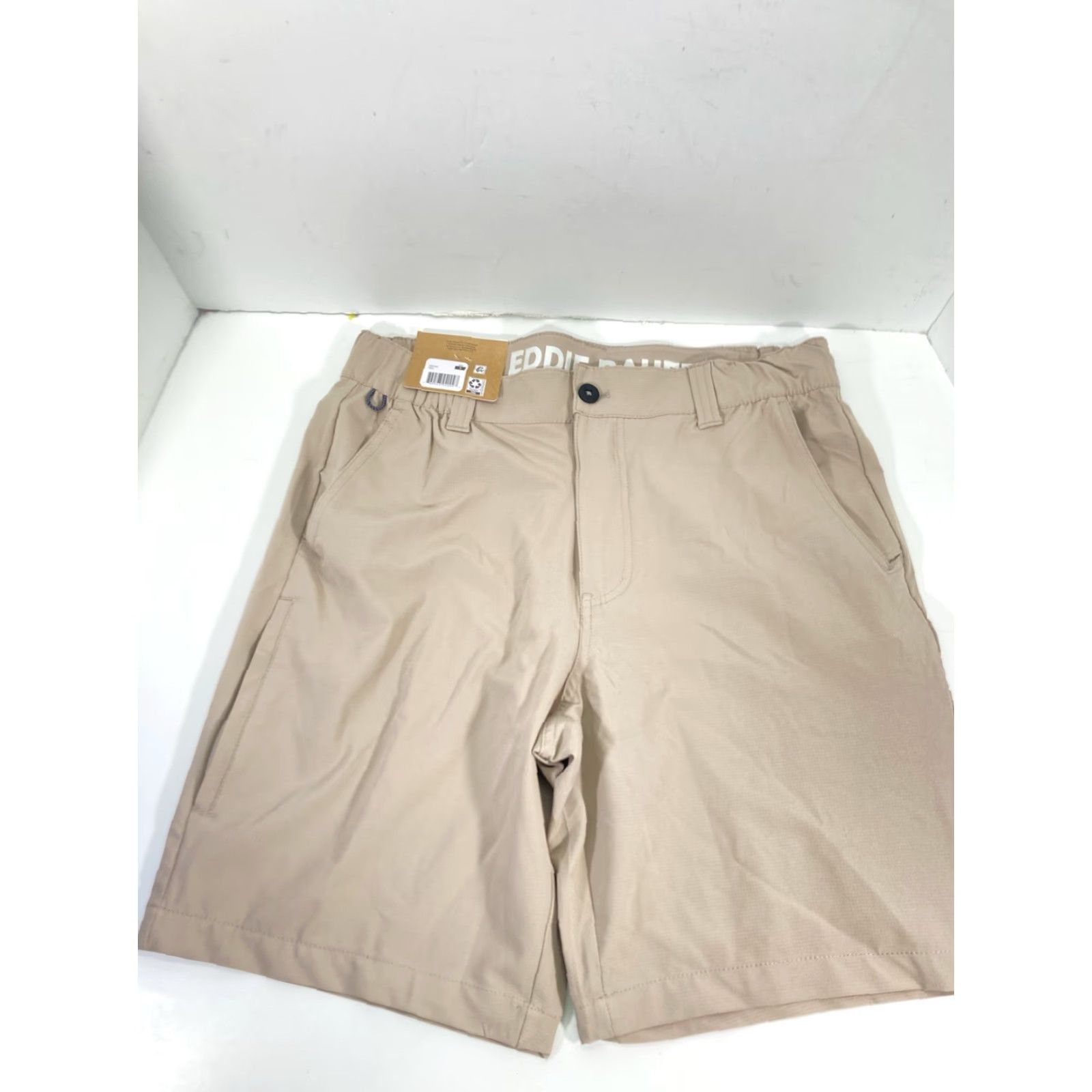 Eddie Bauer Eddie Bauer Tech Shorts Men Size Small 30X12 Beige Flex Waist Hiking Camping NWT Size US 29 - 6 Thumbnail