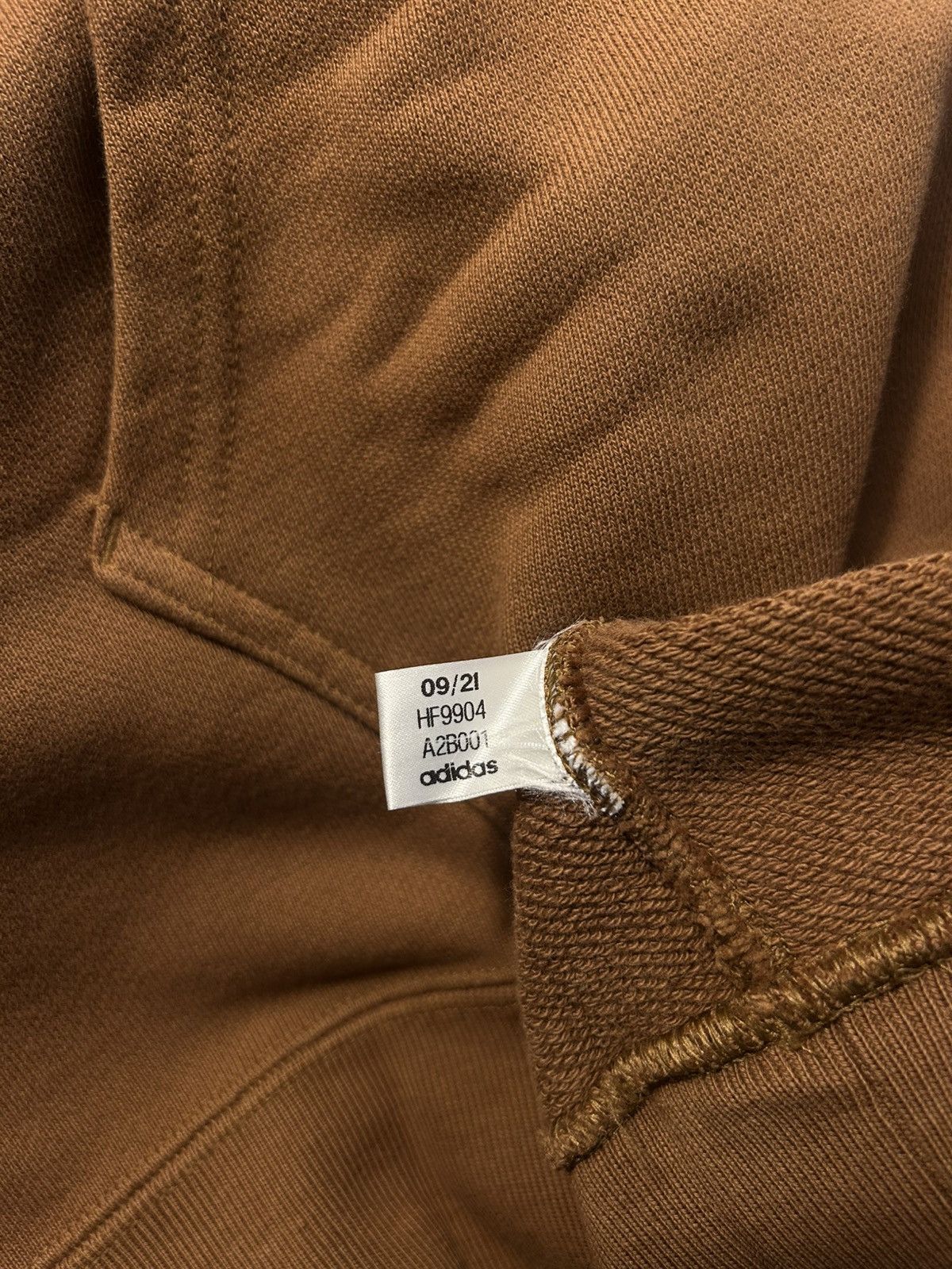 Adidas Adidas brown hoodie Size US XXL / EU 58 / 5 - 5 Thumbnail
