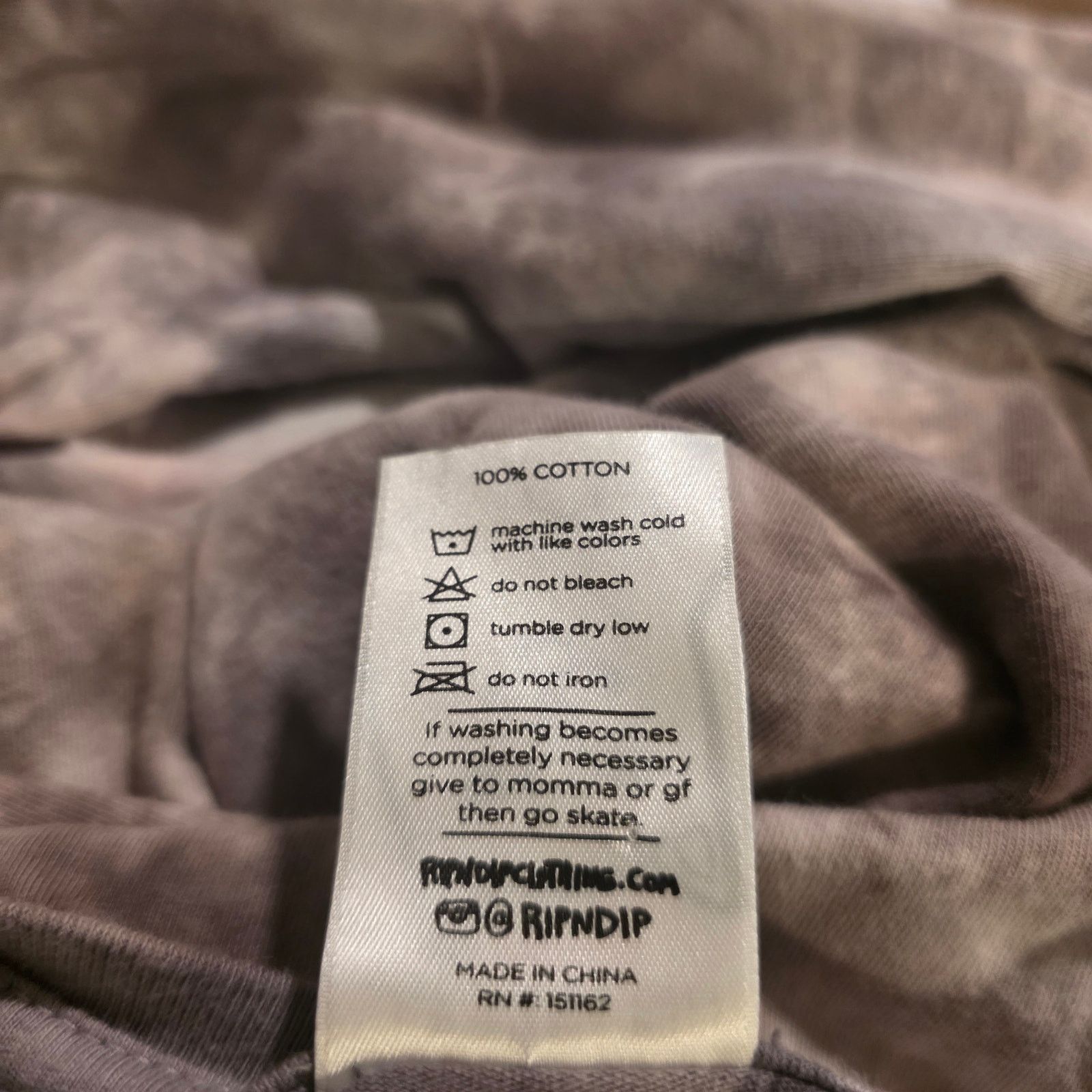 RIPNDIP RipnDip Lord Nermal Tie Dye Pocket Long Sleeve Tee Large Size US L / EU 52-54 / 3 - 5 Thumbnail